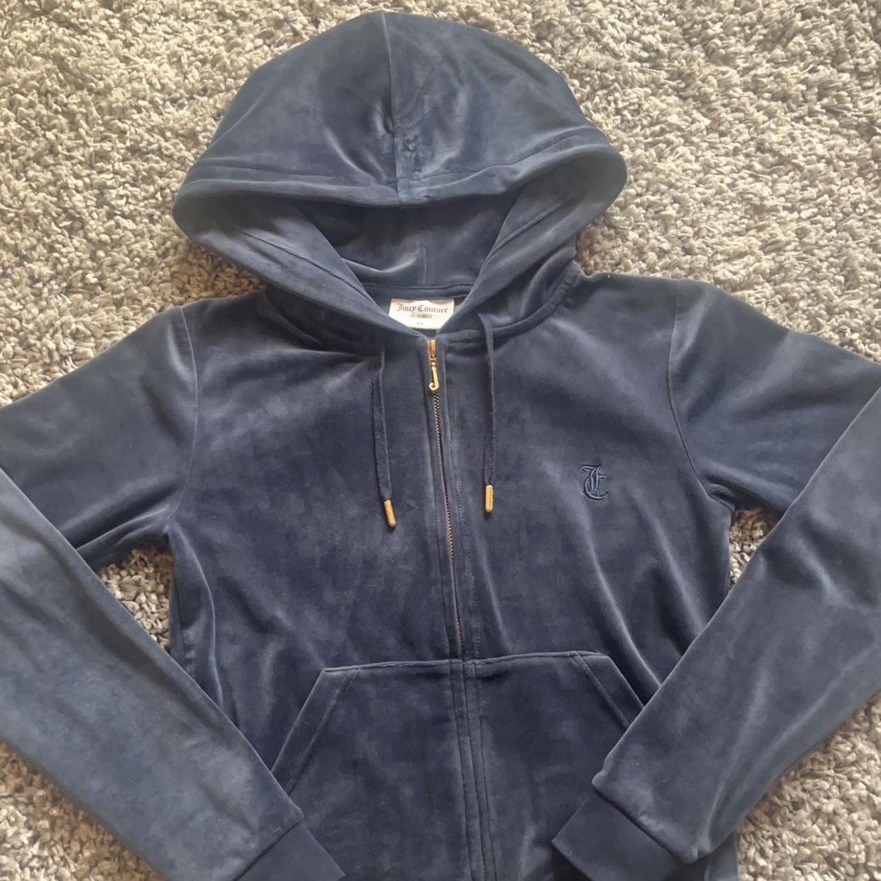 Beautiful navy juicy couture tracksuit jacket from... - Depop