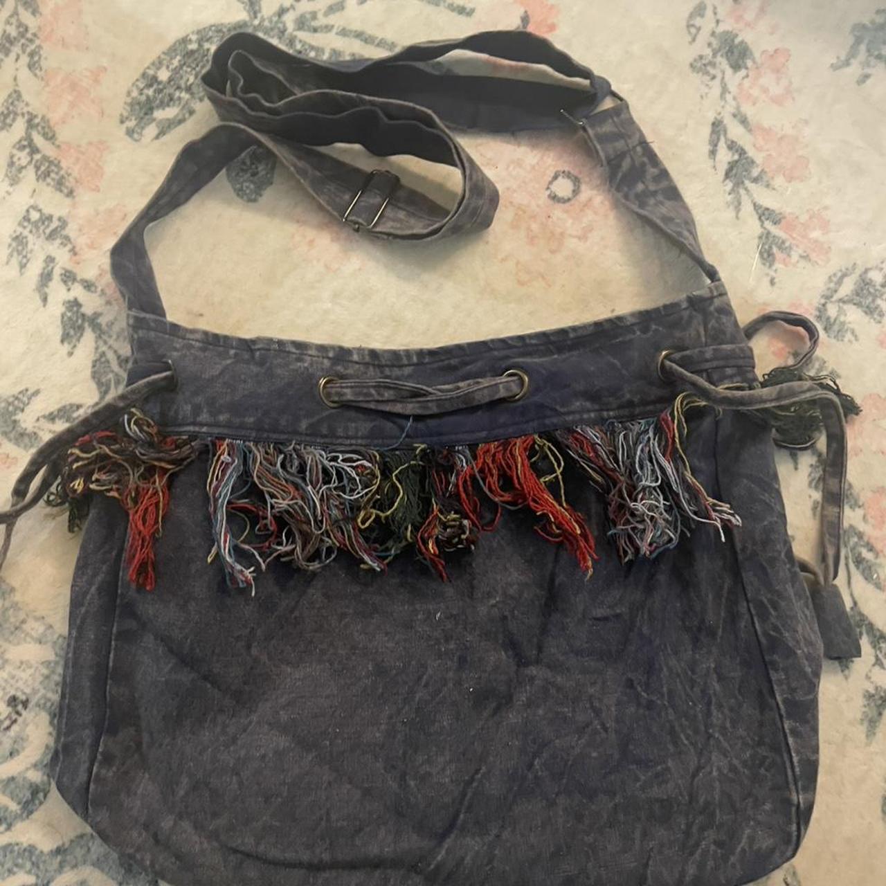 Women's Bag - Multi/Black – drawstring patchwork … - image 4