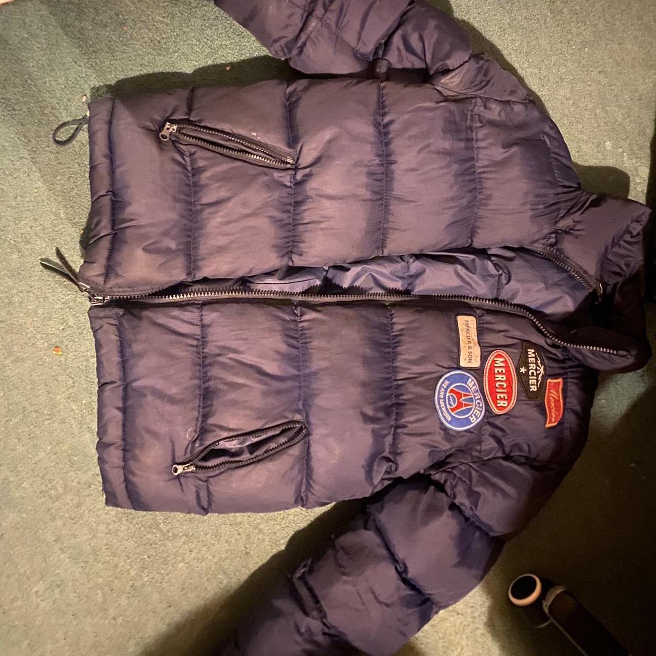 Navy blue mercier jacket Depop