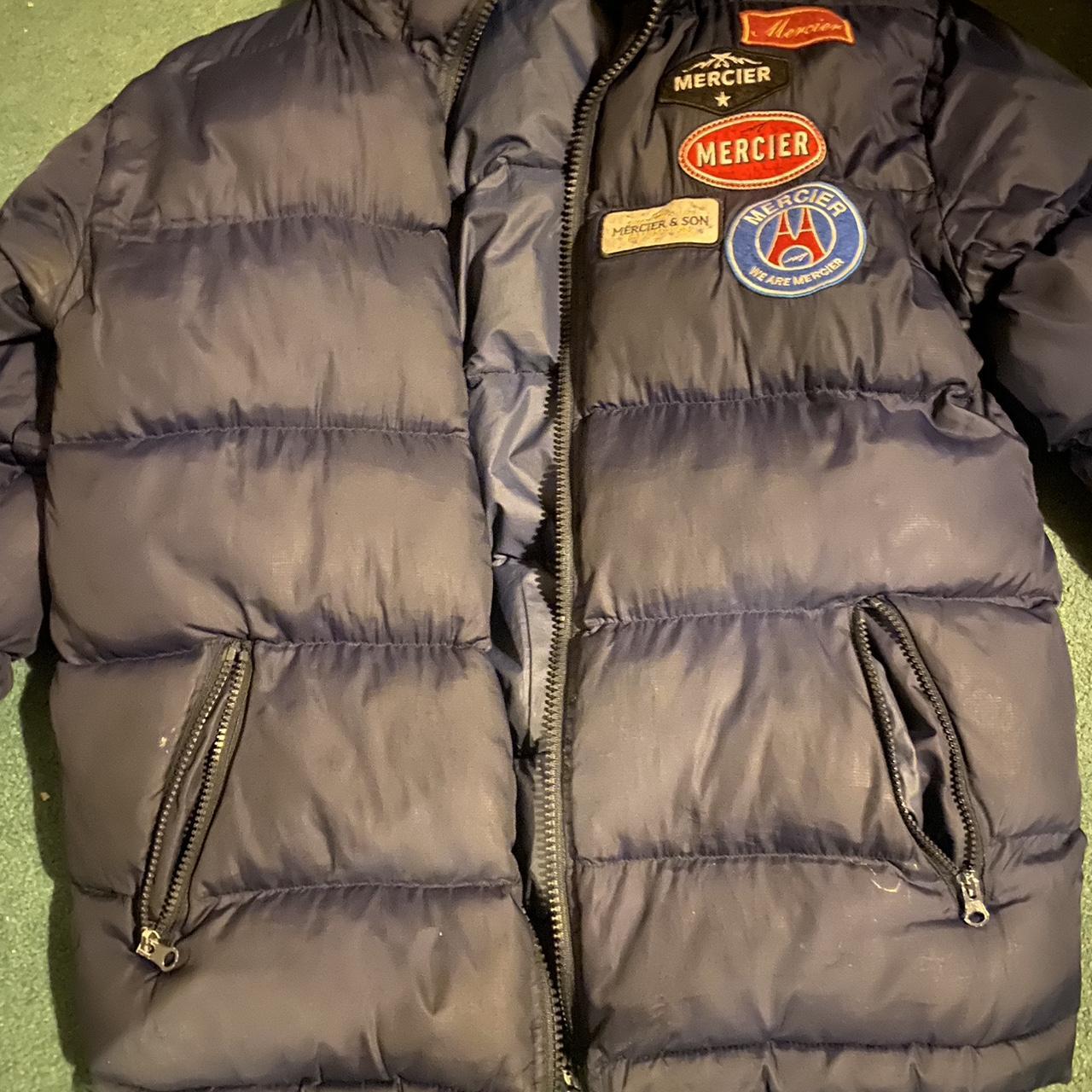 Navy blue mercier jacket - Depop