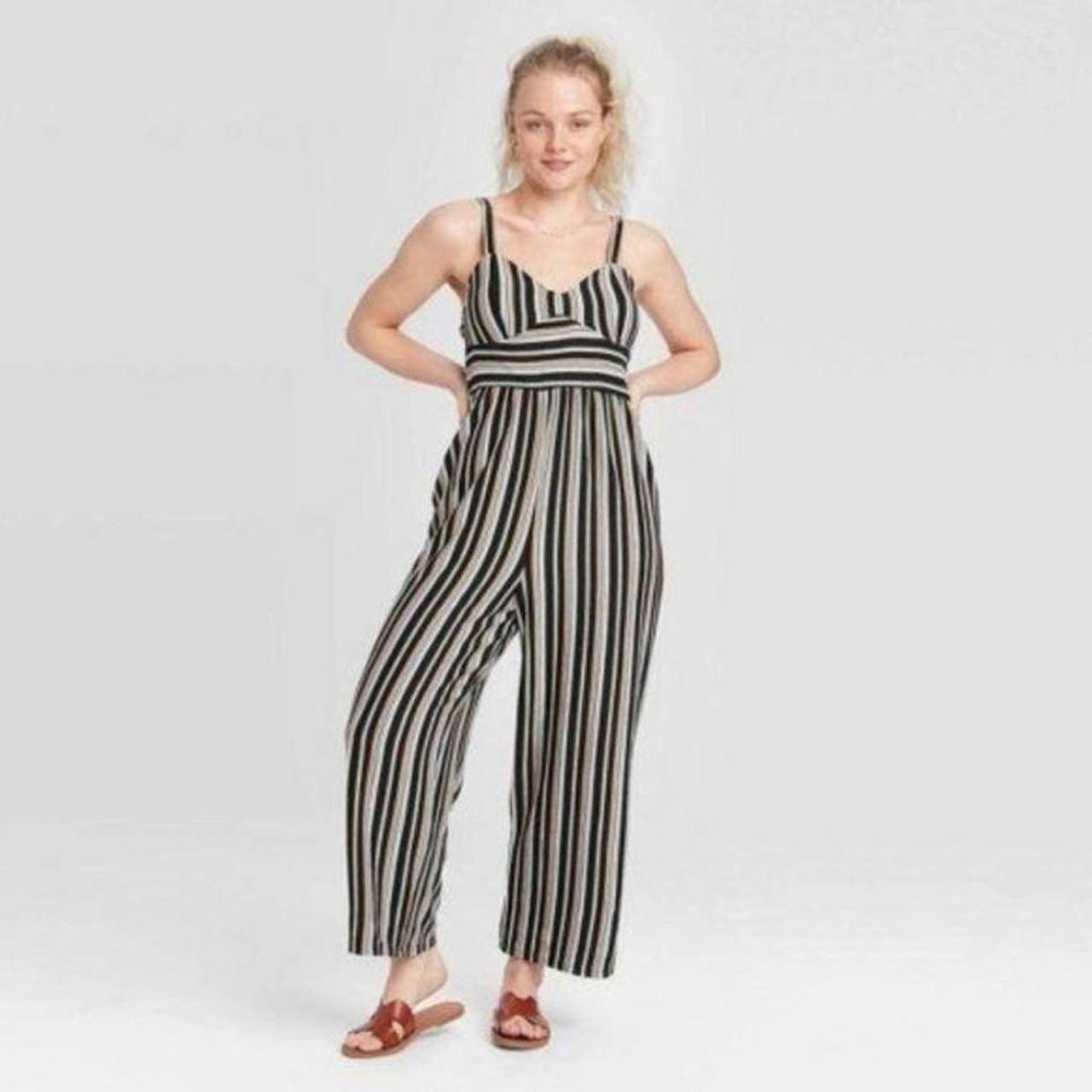 Xhilaration 2025 striped jumpsuit