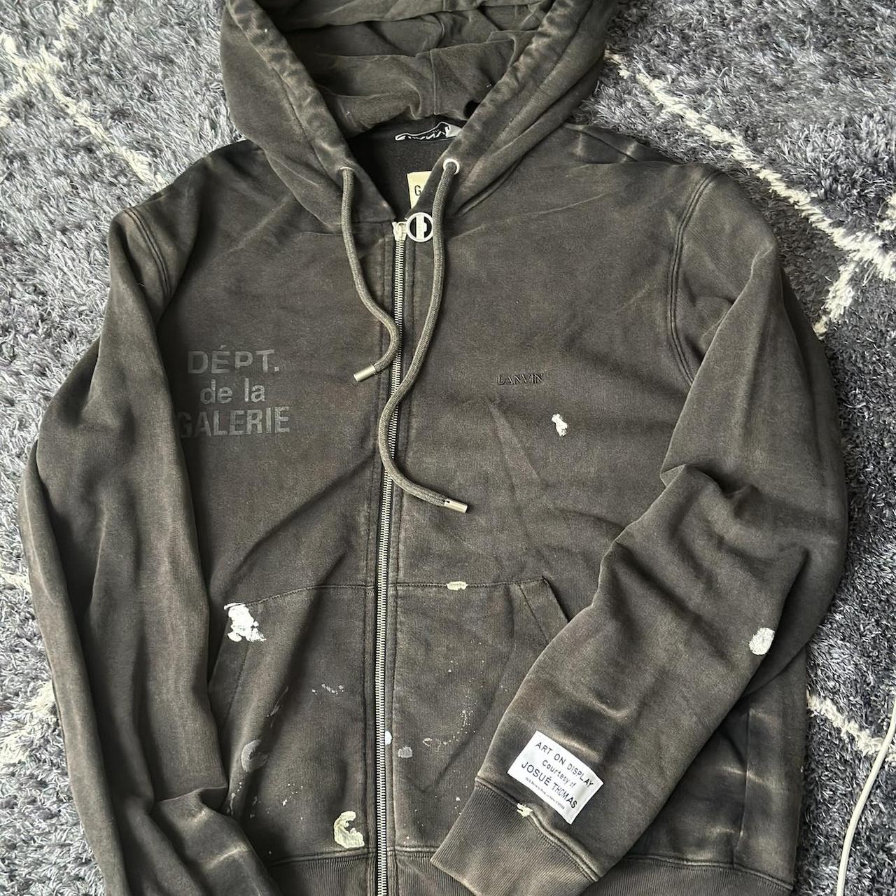 GALLERY DEPT. X LANVIN ZIP-UP HOODIE MEN SS22 2022 | Depop