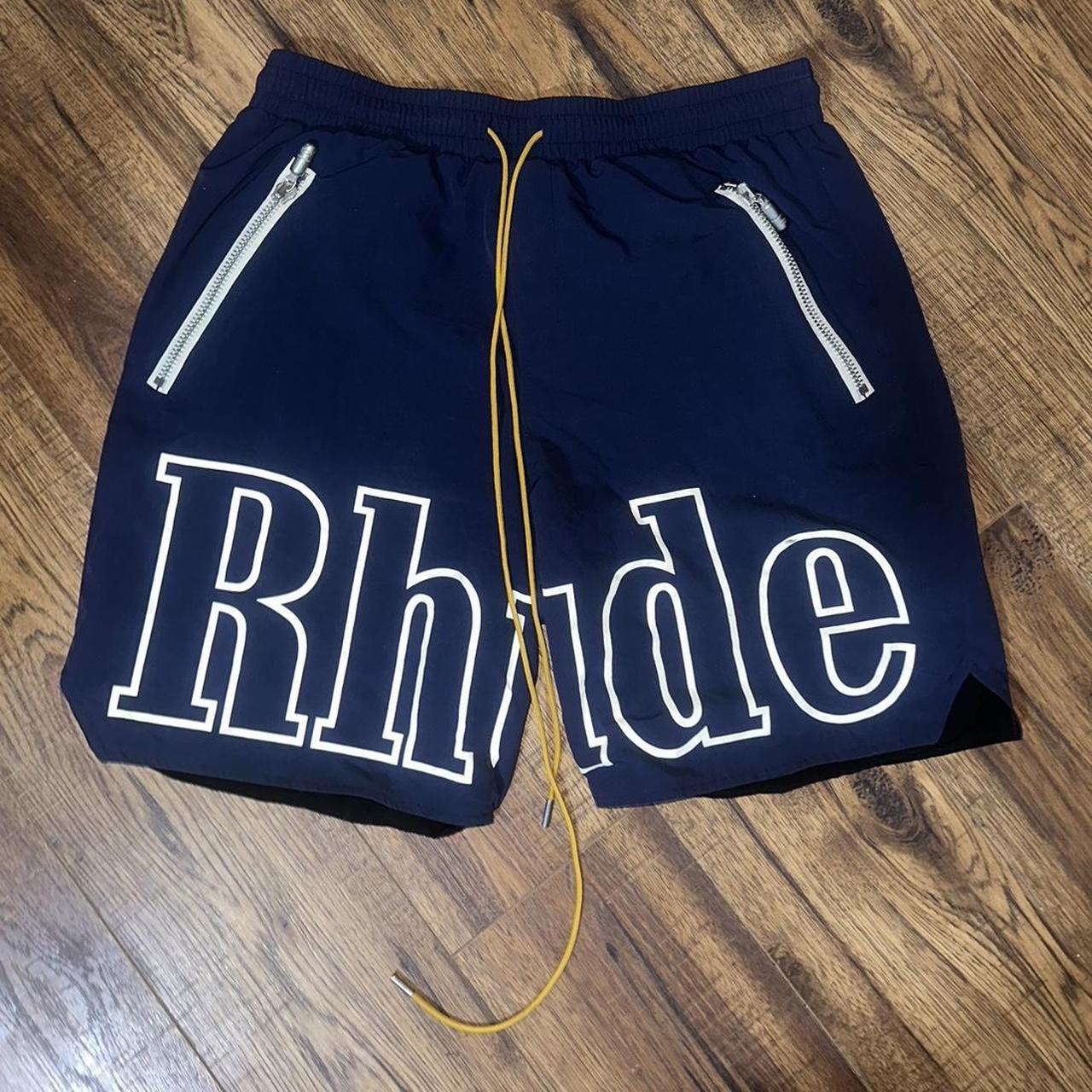 Outlet Rhude Logo Shorts Size Large