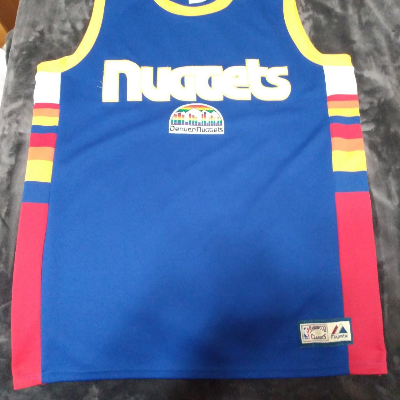 NBA Denver Nuggets Hardwood Classics Majestic Jersey (XXL