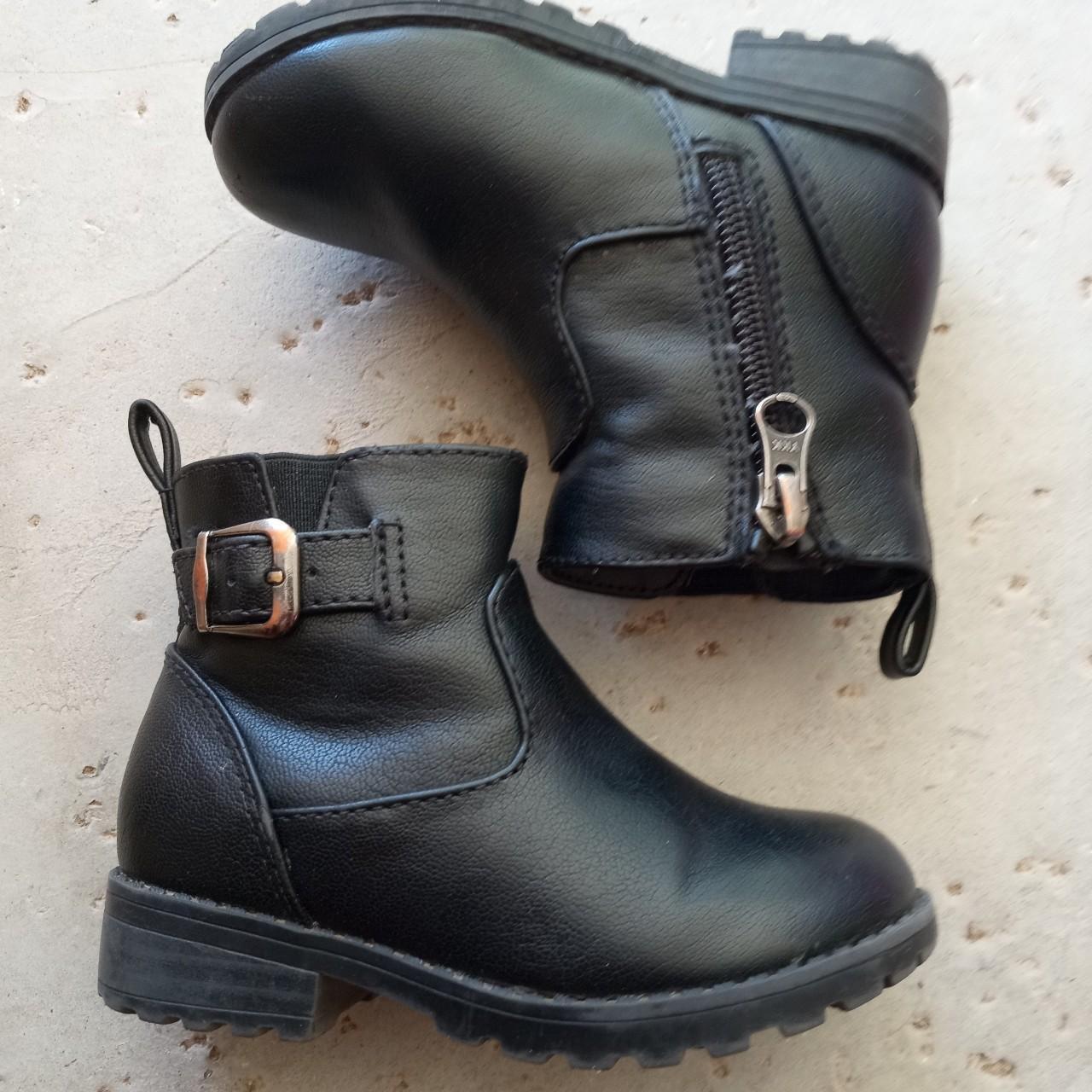 Cat & Jack Black Boots Depop