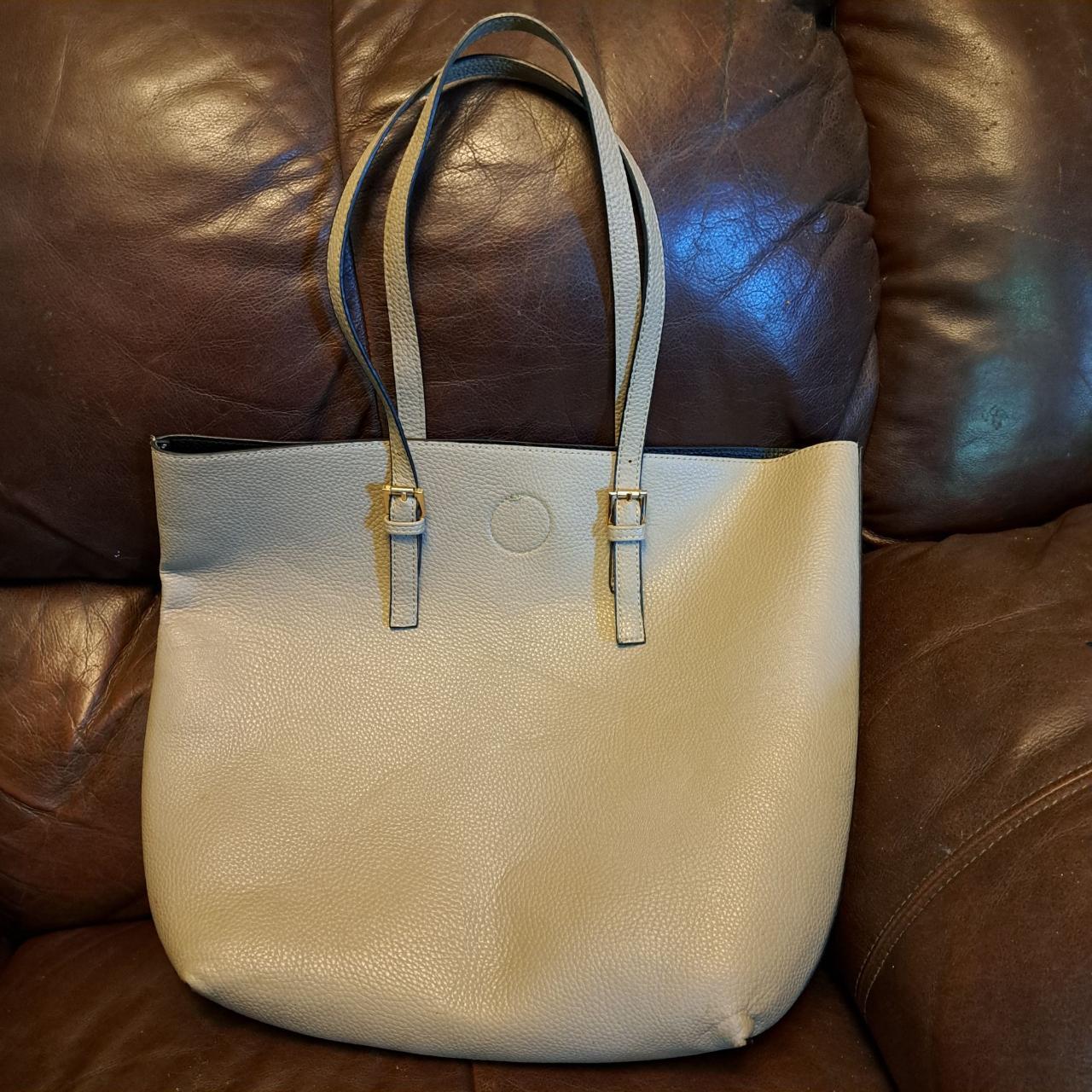 Tan unbranded PVC tote bag for the person who just... - Depop