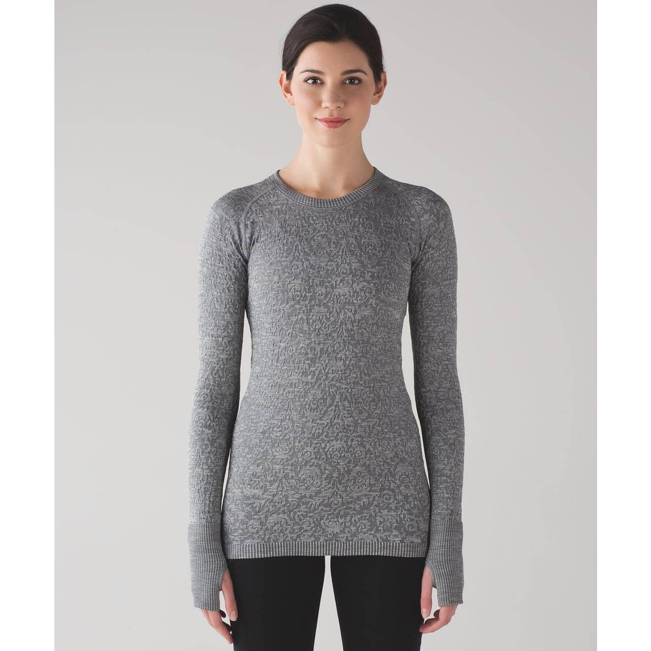 Lululemon Rest Less Pullover Stratum Overlay Moonlit - Depop