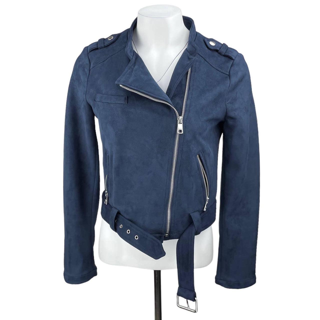 Vegan suede moto hot sale jacket banana republic