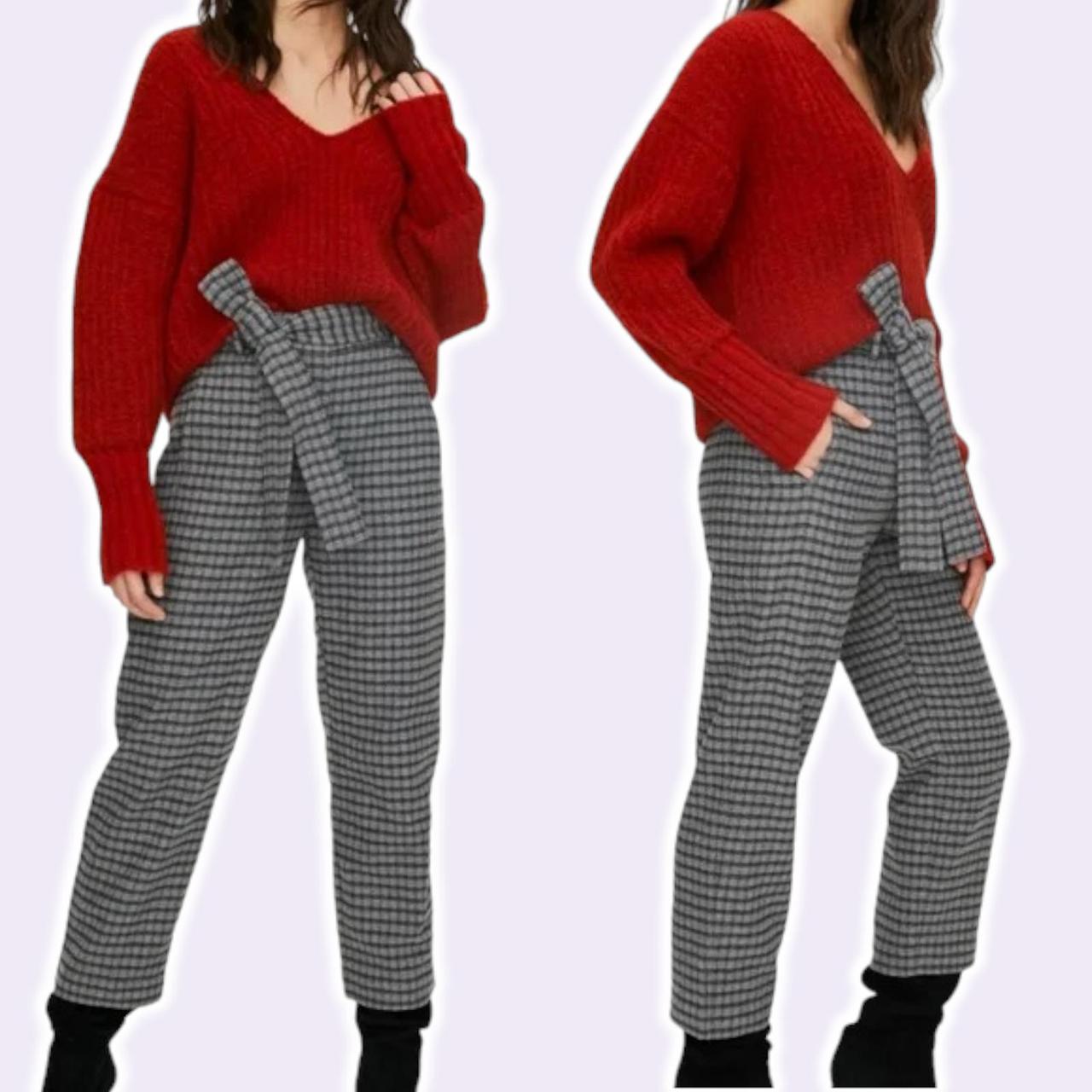 Buy Code by Lifestyle Grey Chequered Pants for Women Online @ Tata CLiQ