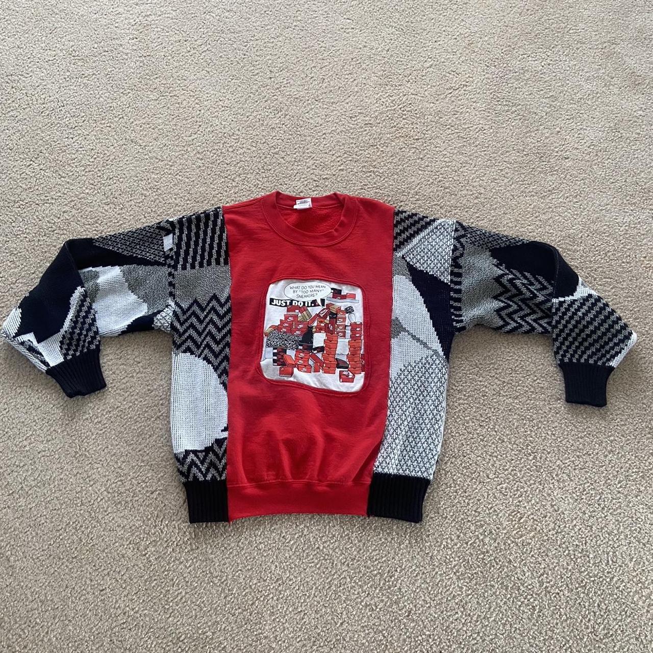 Nike Sneaker Head / Vintage Grandpa Sweater crewneck... Depop