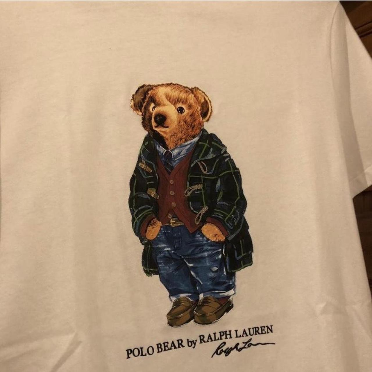 🐻 New York Ralph Lauren Polo Bear T- Shirt Size - Depop