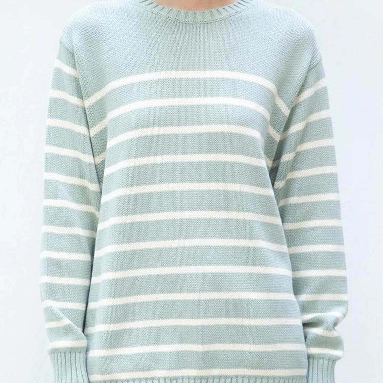 Brianna Cotton Thin Stripe Sweater