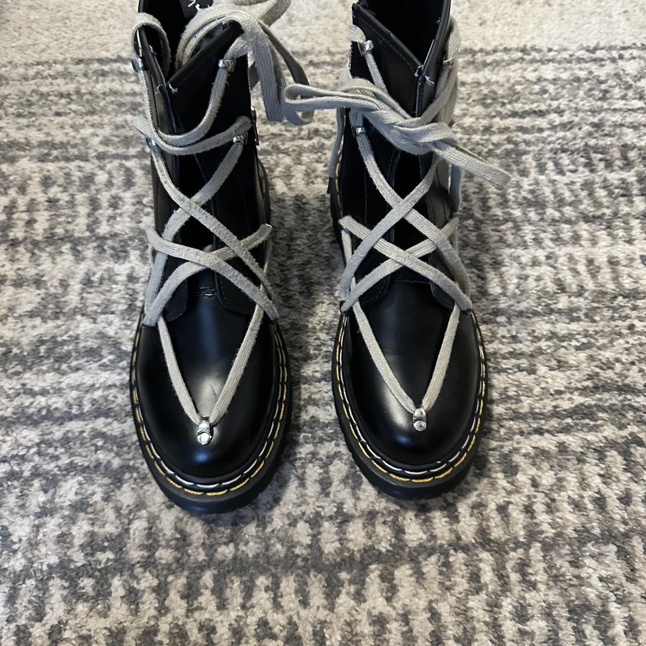 Rick Owen dr materns boots rep size 44 (11) - Depop