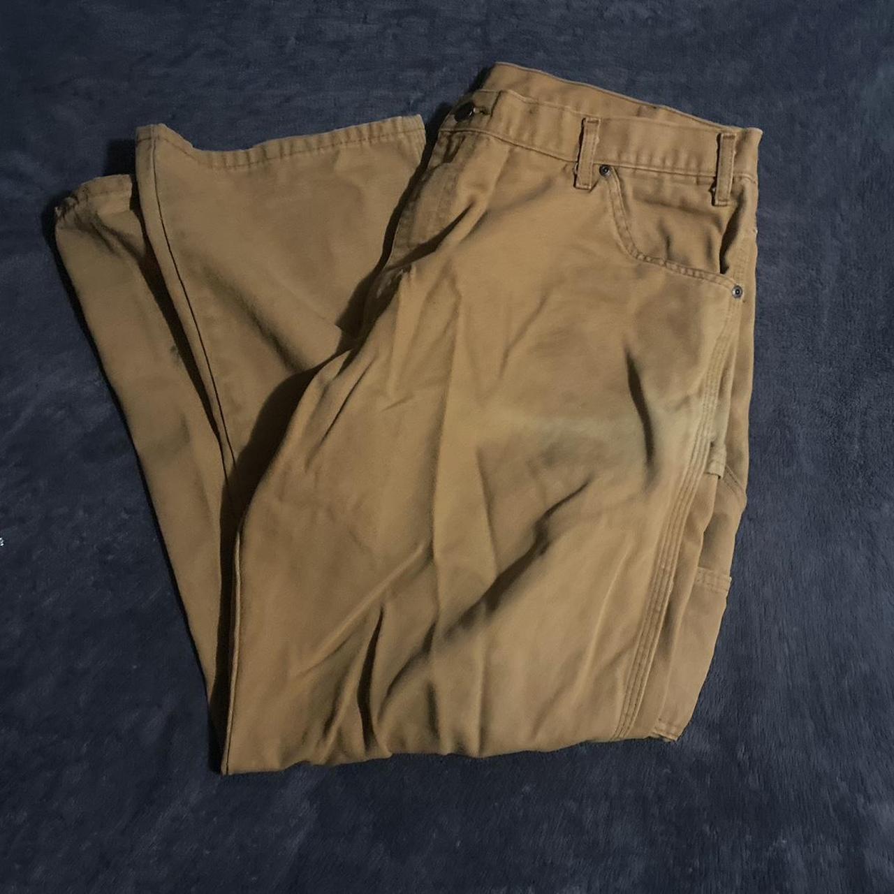 Dickies Duck work pants Waist 38 Tan Depop