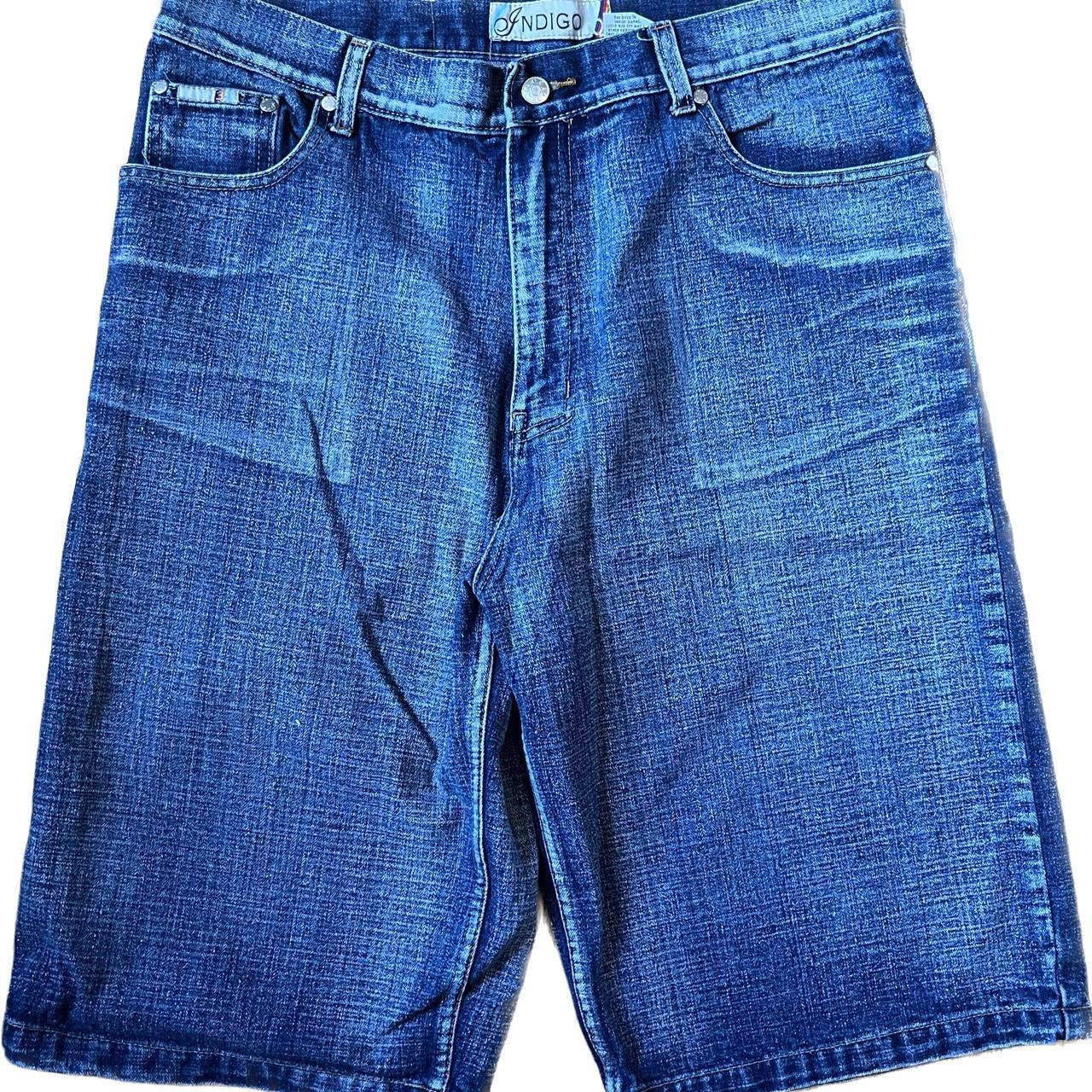 Indigo 30 Super Baggy Jorts #skate #y2k #jorts - Depop