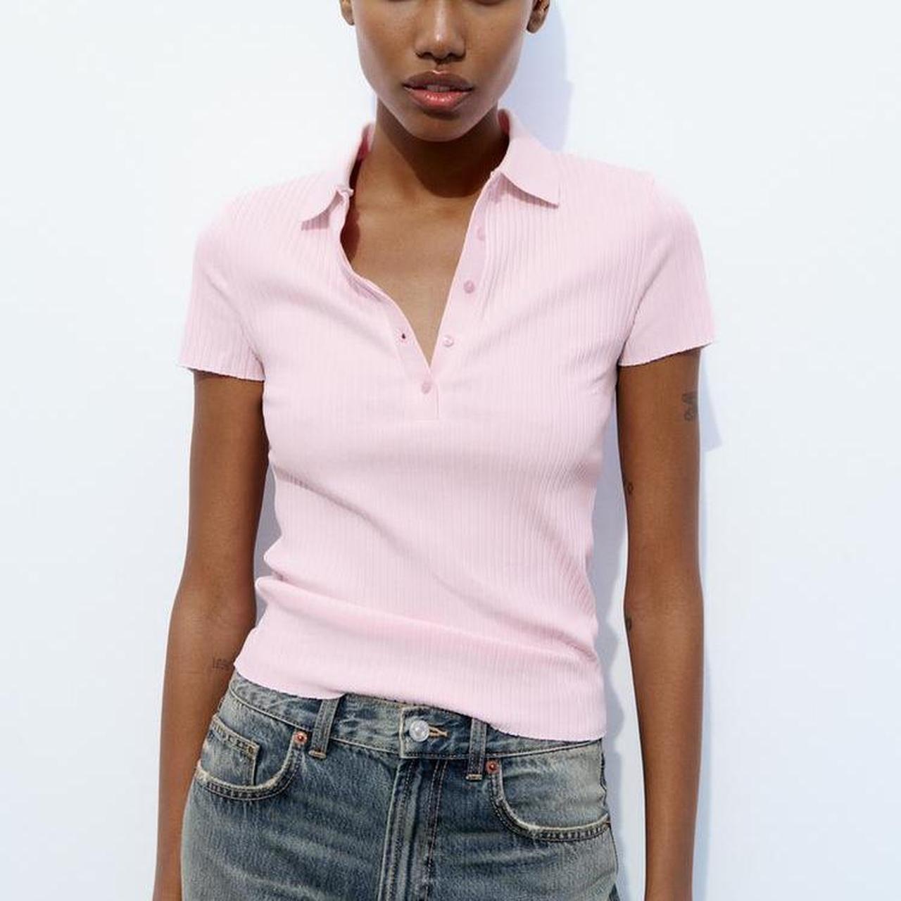 zara polo shirt womens