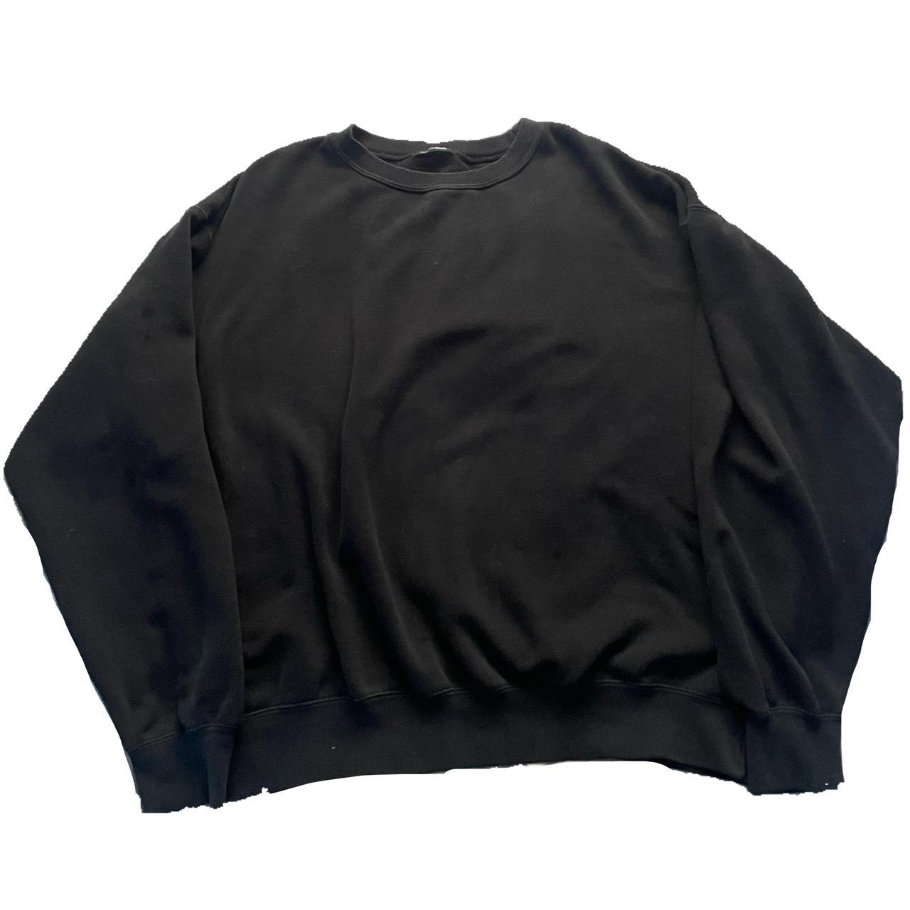 Black Sweater Size Large Fits baggy Excellent... - Depop