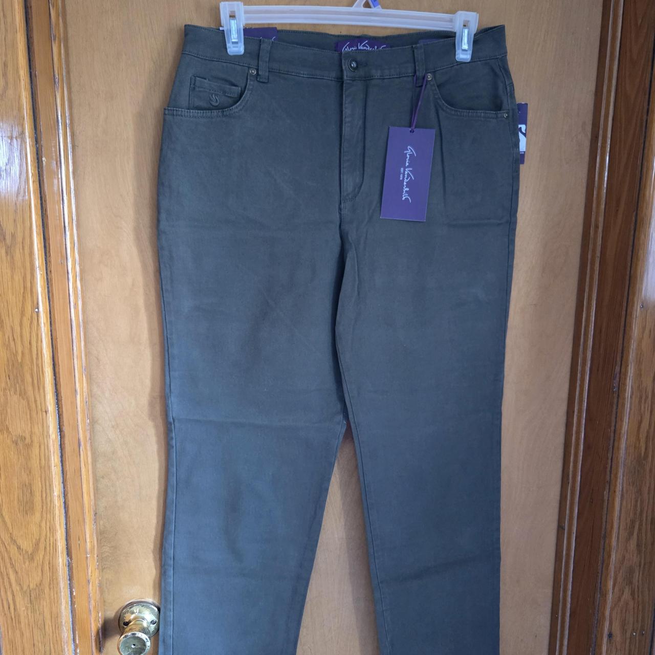 Gloria Vanderbilt Women's Jeans Green 14 – New with tags fern