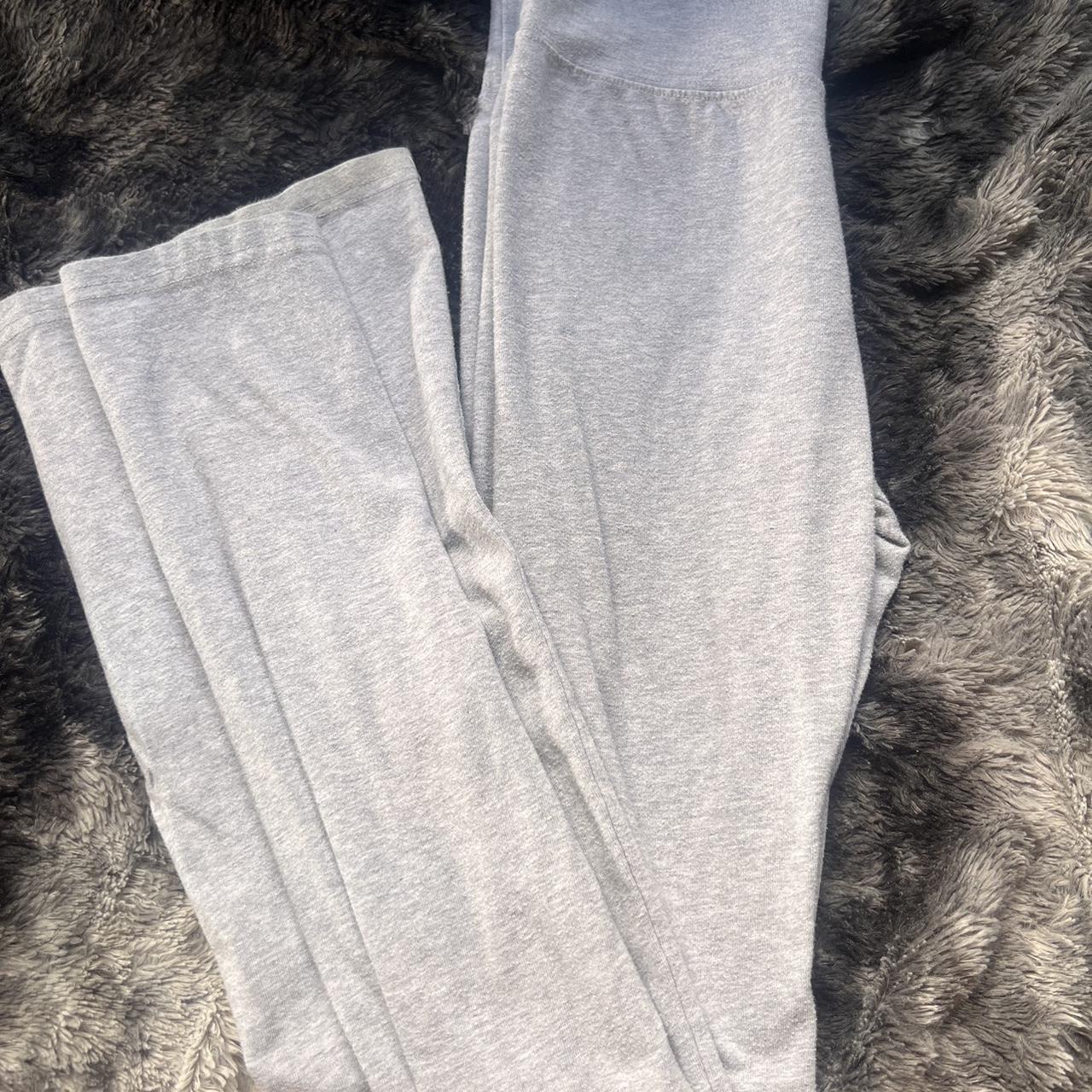 brandy melville leggings priscilla pants in grey Depop