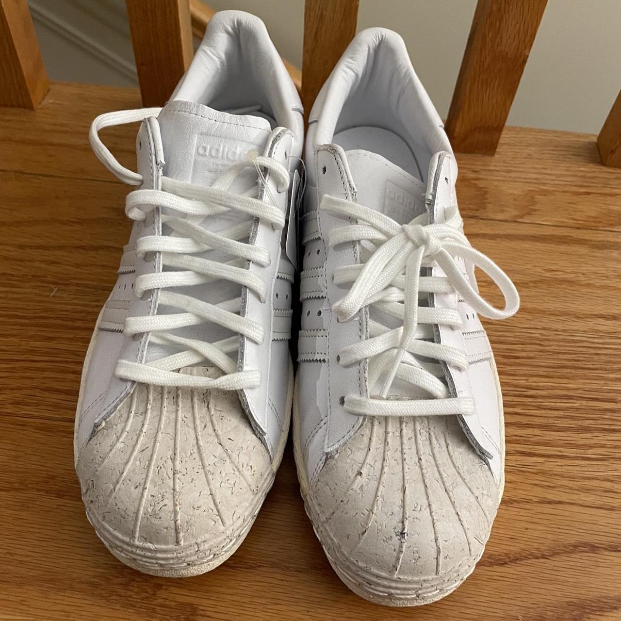 Adidas Originals Women's White and Cream Trainers | Depop