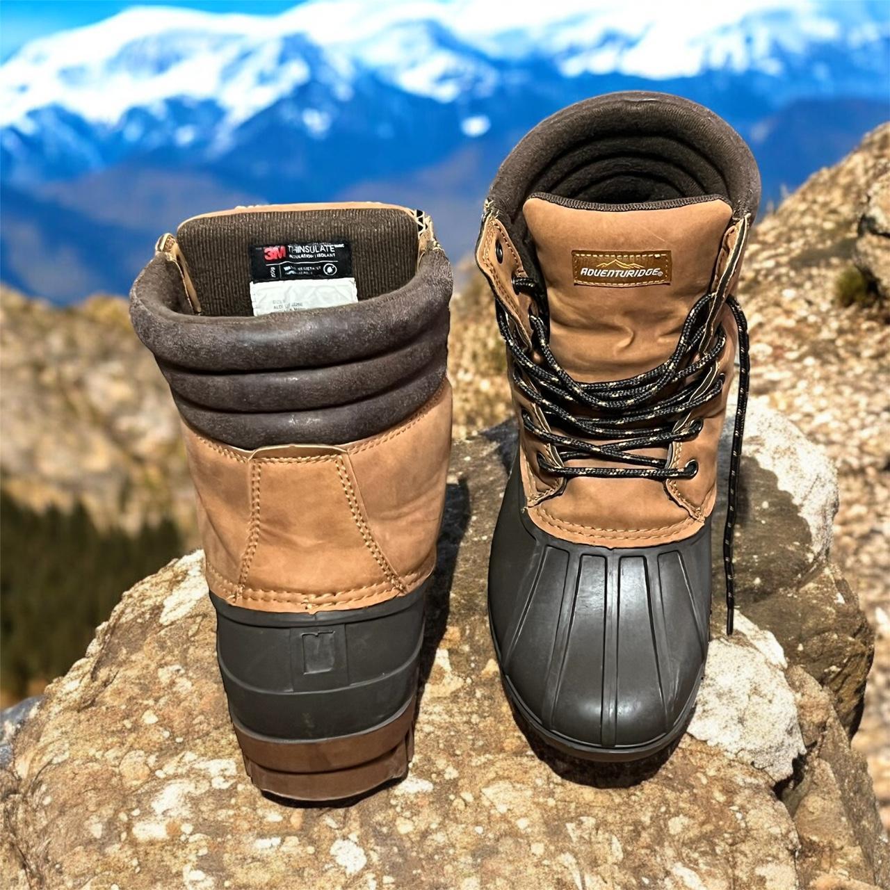 Adventuridge Brown and black duck boots Winter. Depop