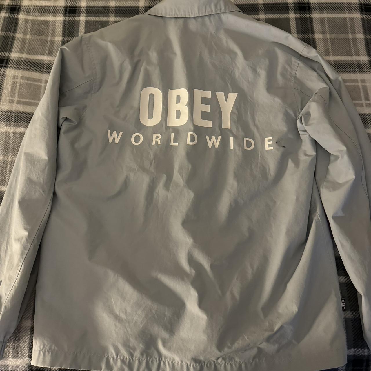 AUTHENTIC OBEY WORLDWIDE WINDBREAKER SIZE M