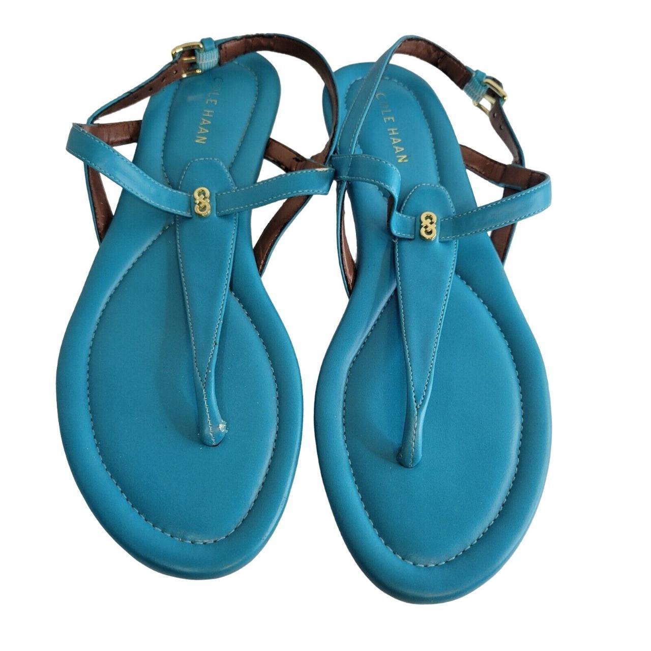 Cole haan blue store sandals