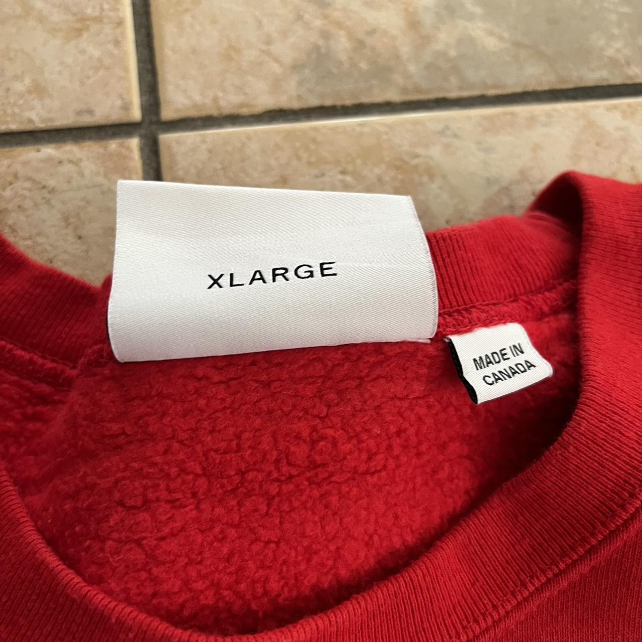 SUPREME X WTAPS CREWNECK RED COLORWAY SIZE XL FROM... - Depop