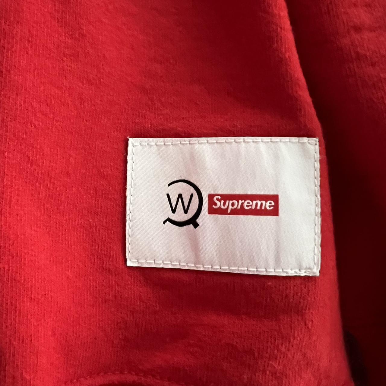 SUPREME X WTAPS CREWNECK RED COLORWAY SIZE XL FROM... - Depop
