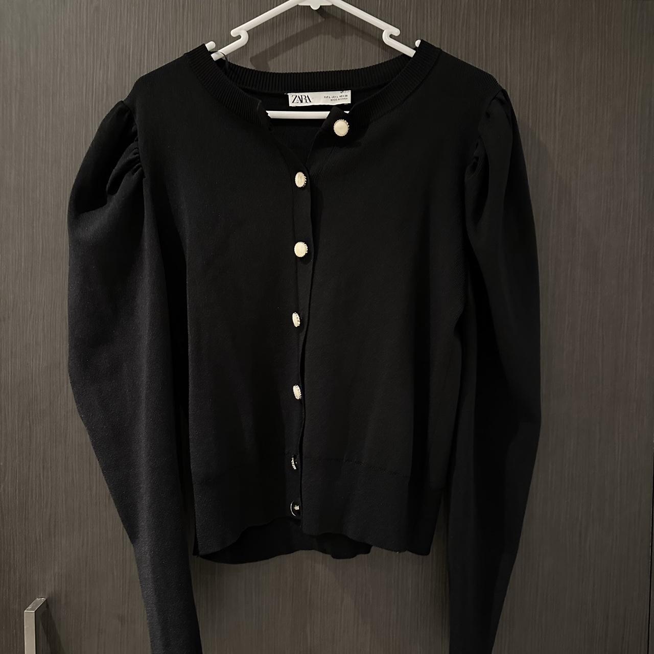 Zara Women's Black Cardigan | Depop