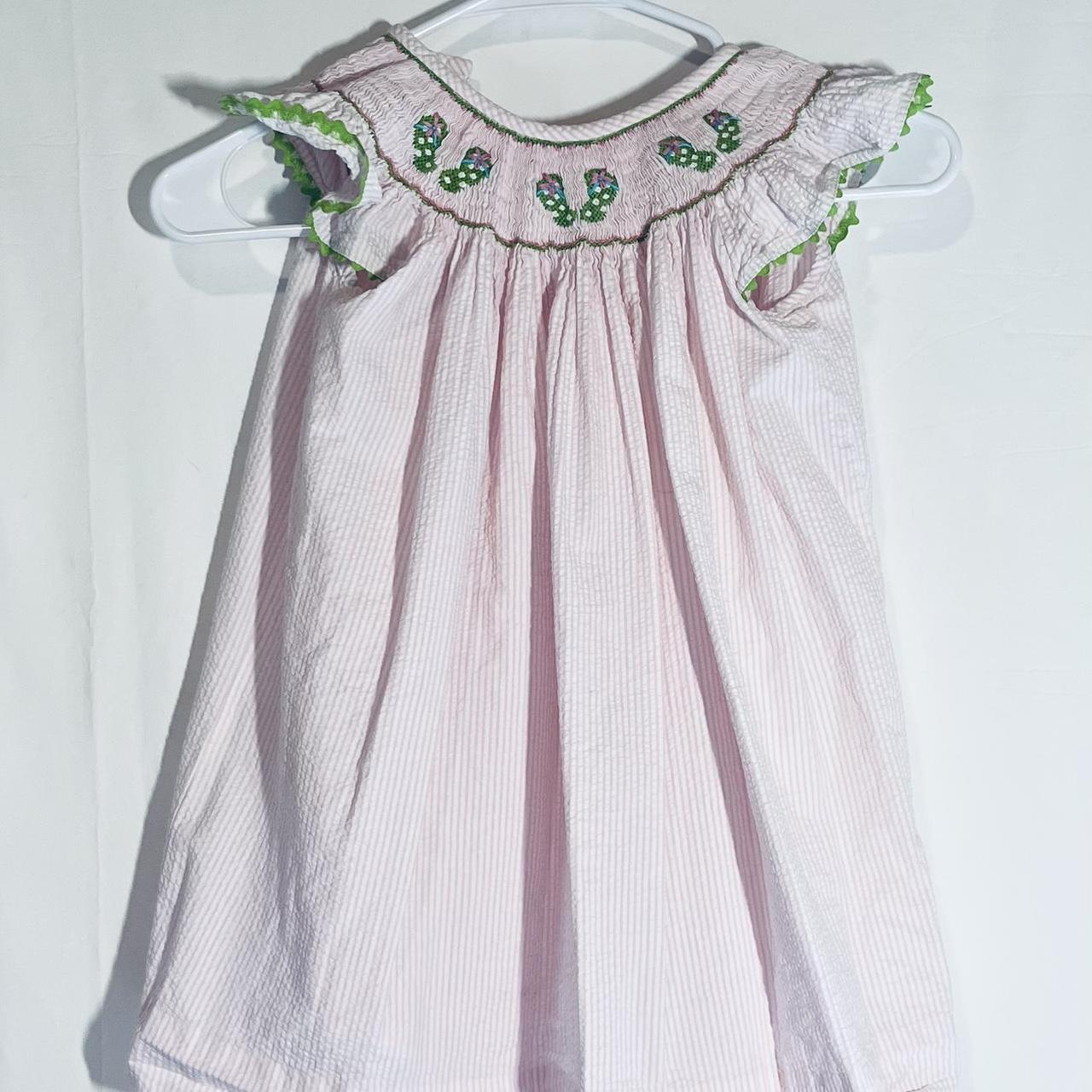 Secret wishes Size 2T Summer/spring pink smocked... Depop