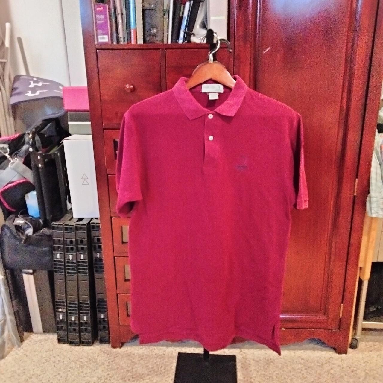 Izod Mens Red Polo Shirts Depop