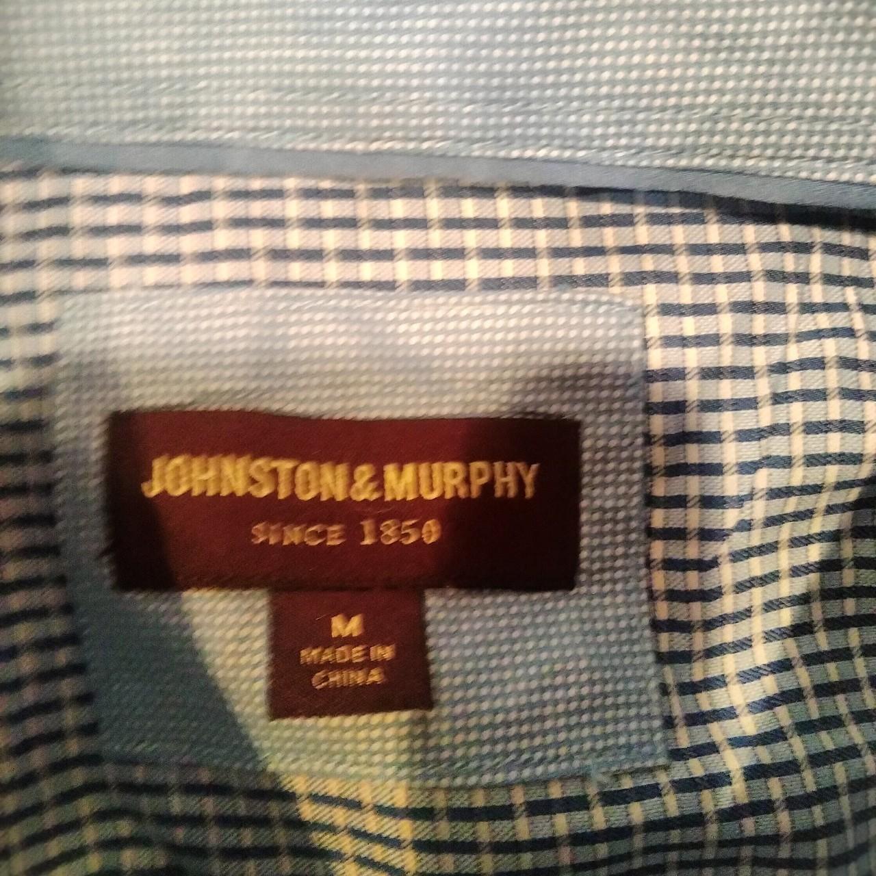 Johnston & Murphy Women's Blue Shirt | Depop