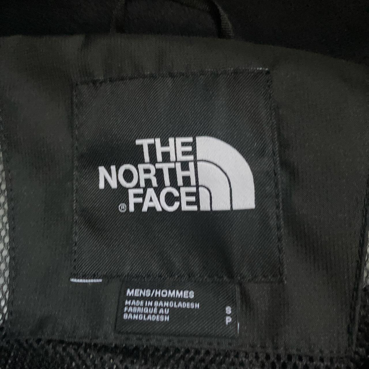 ‼️beautiful North Face Black Texture Windbreaker - Depop