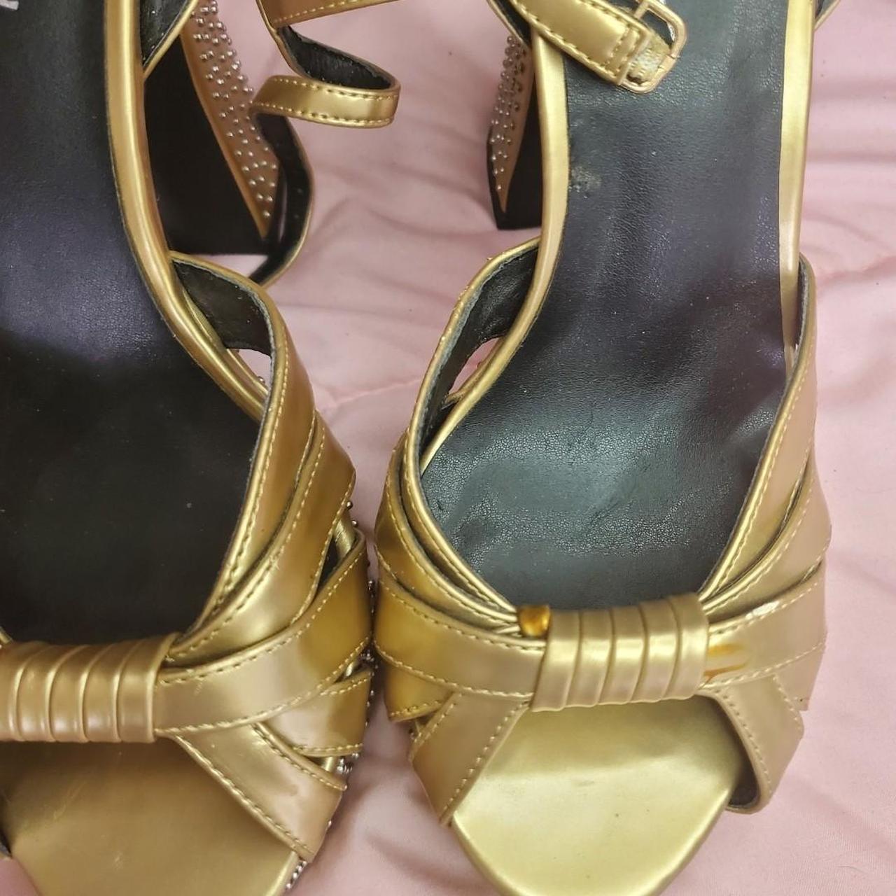 Nasty Gal Women's Gold Courts (2)