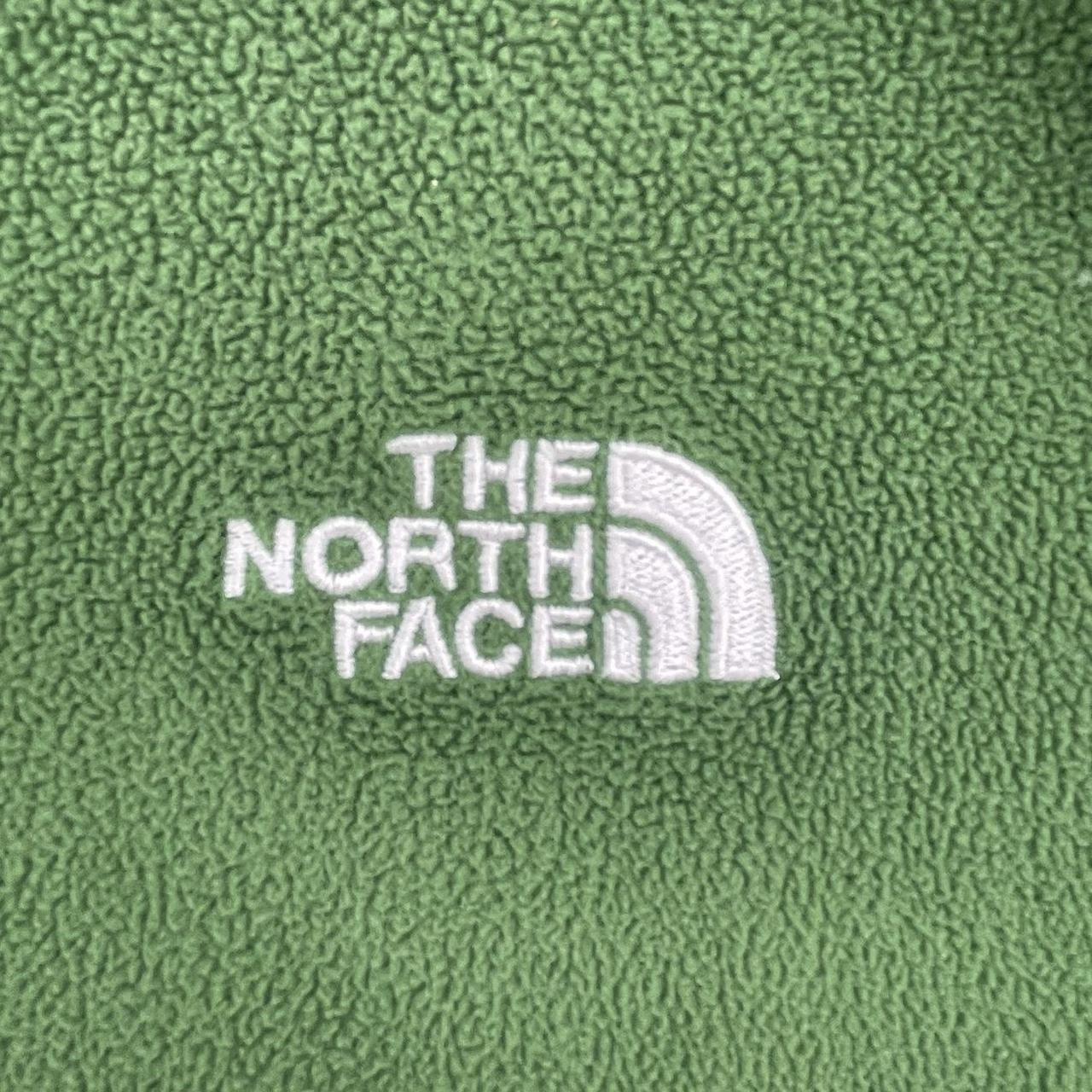 The North Face green quarter zip Large No stains No... - Depop