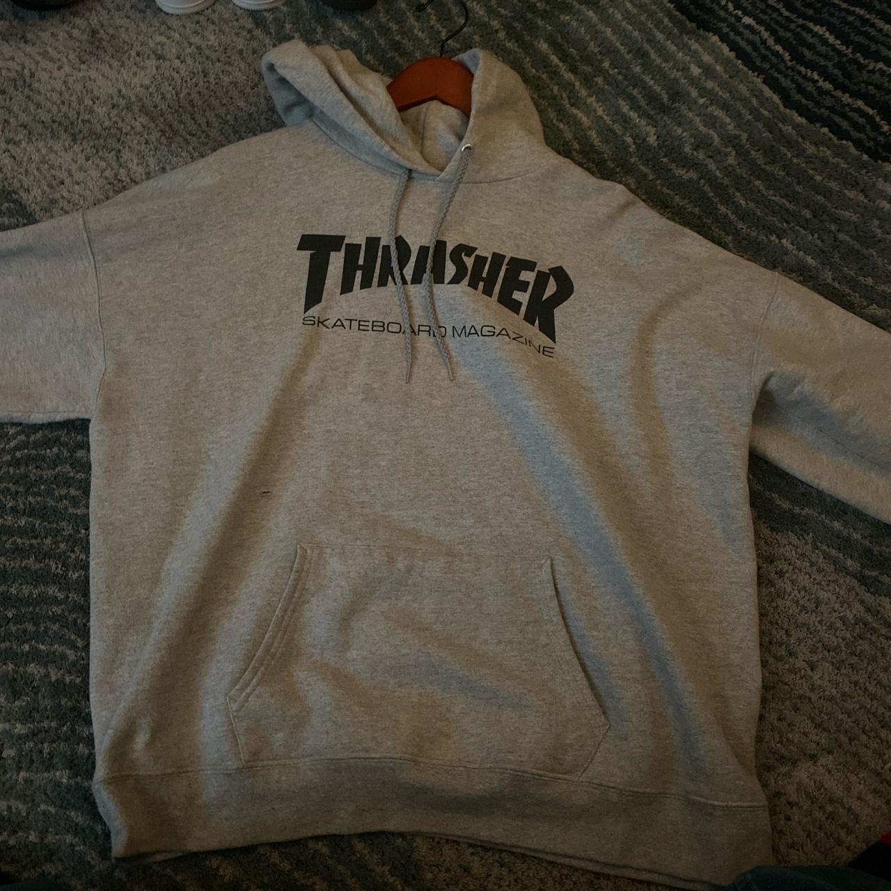 Grey Thrasher hoodie *nice hoodie *worn a few times - Depop