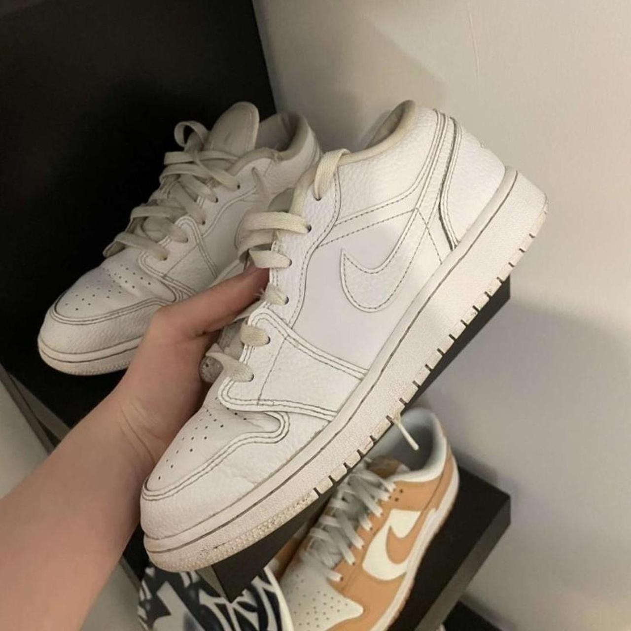 jordan 1 low white size 5