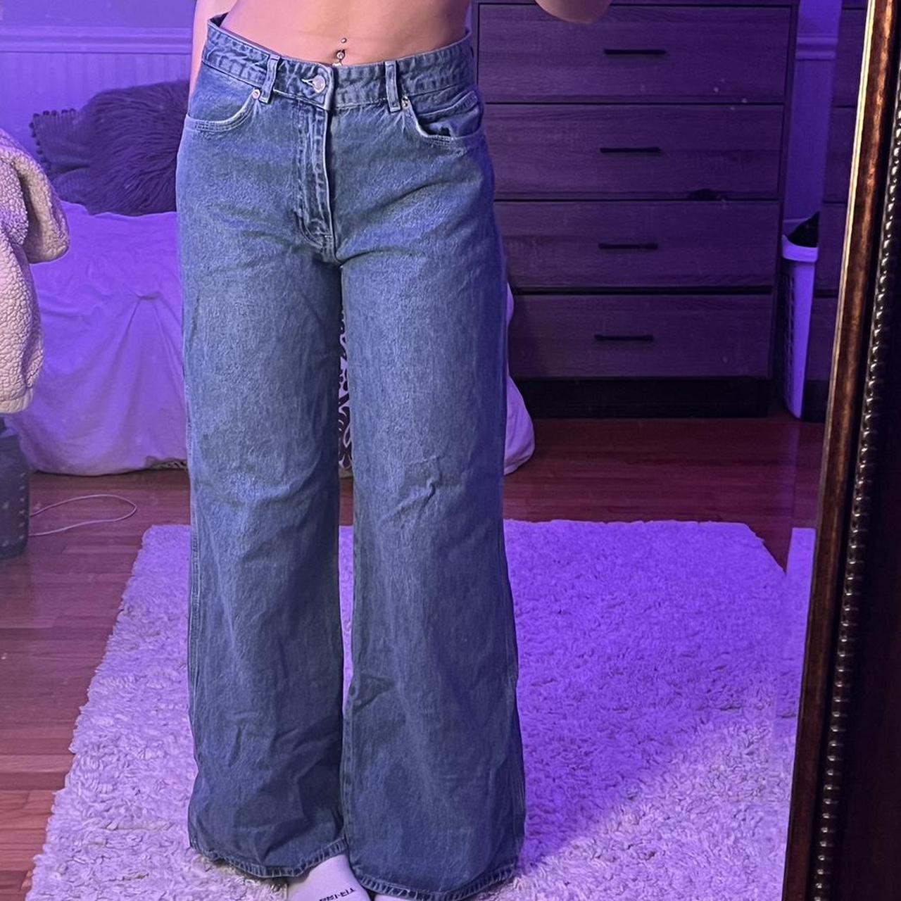 Pull&Bear Women's Blue Jeans Depop