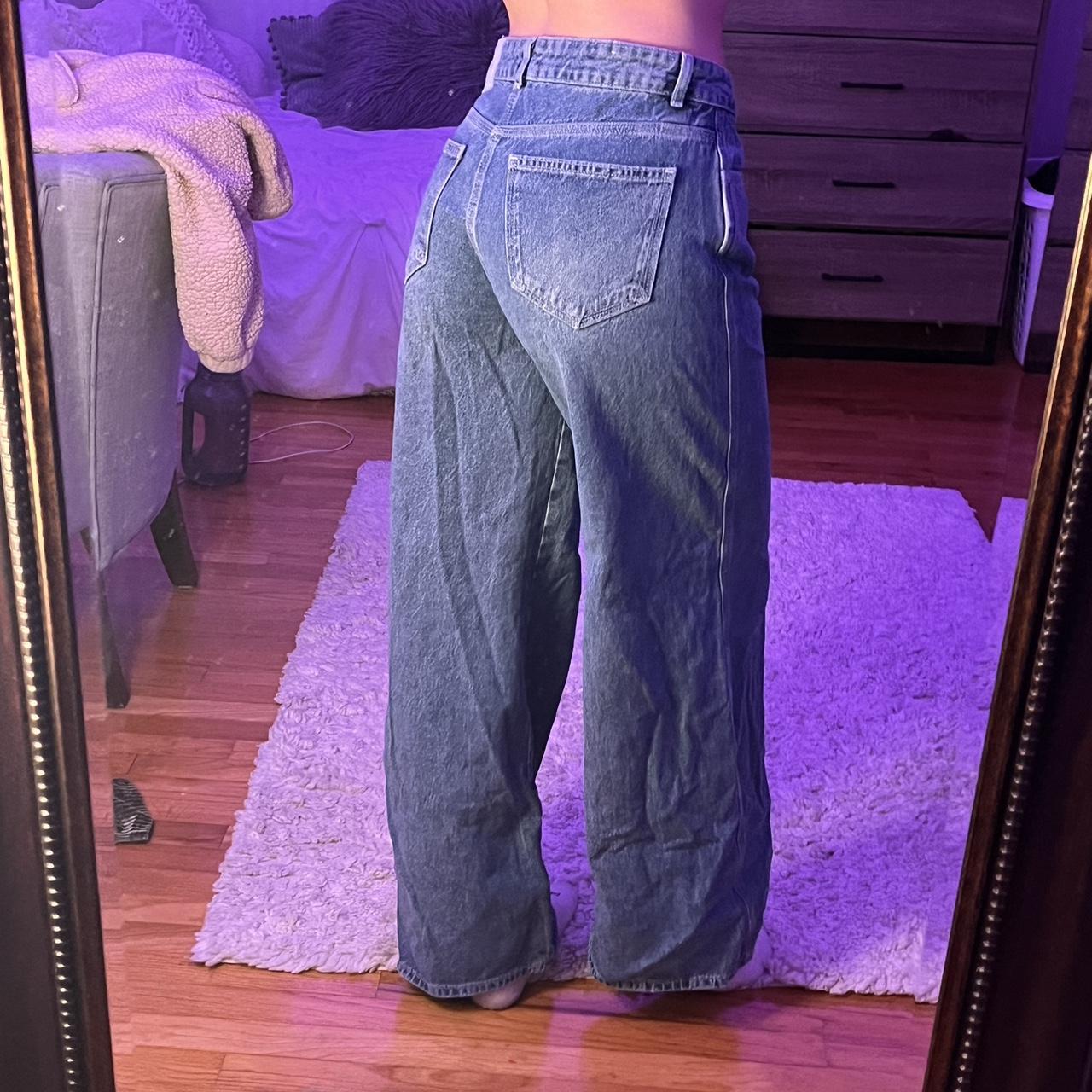 Pull&Bear Women's Blue Jeans Depop