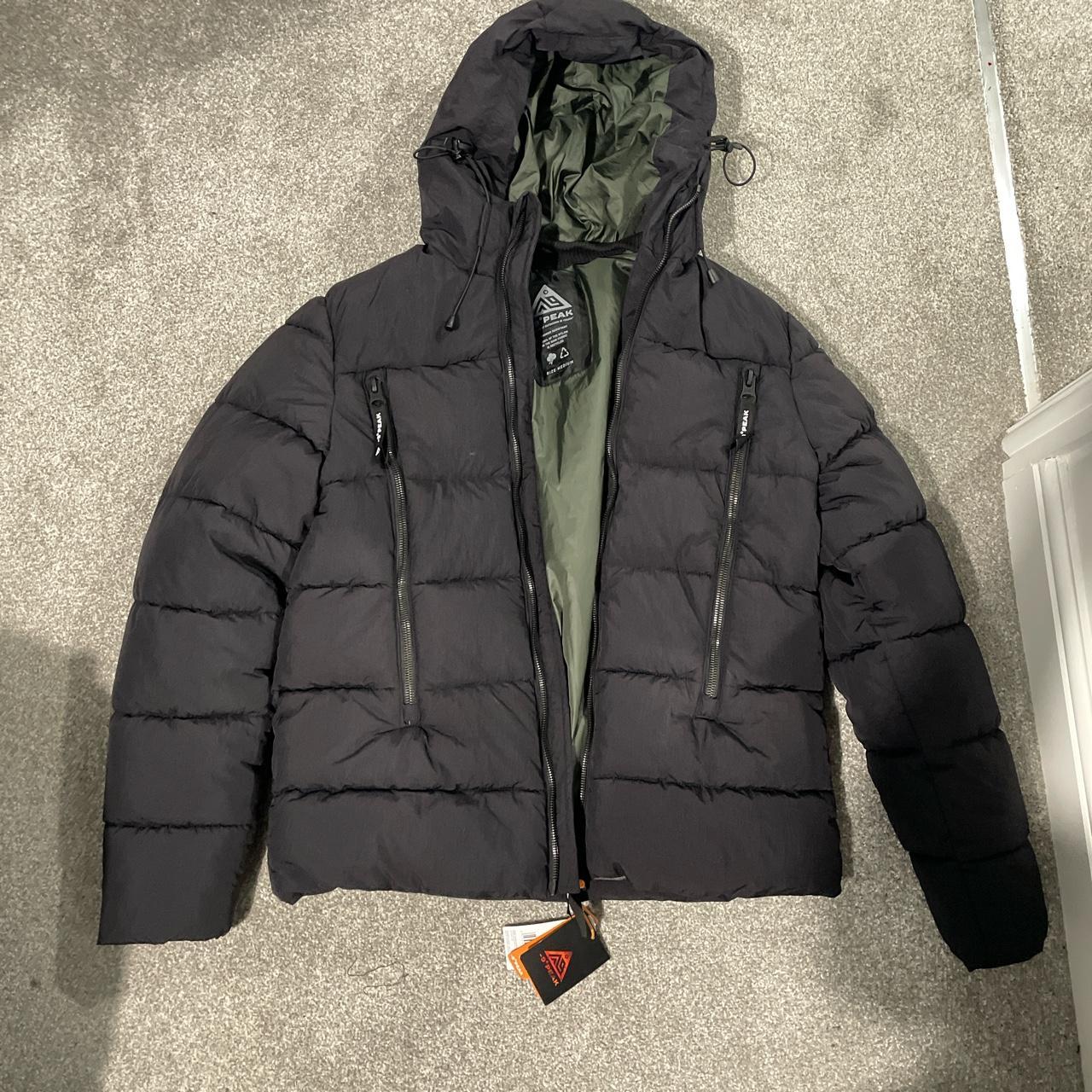 Black men’s, thick winter jacket, well padded and... - Depop