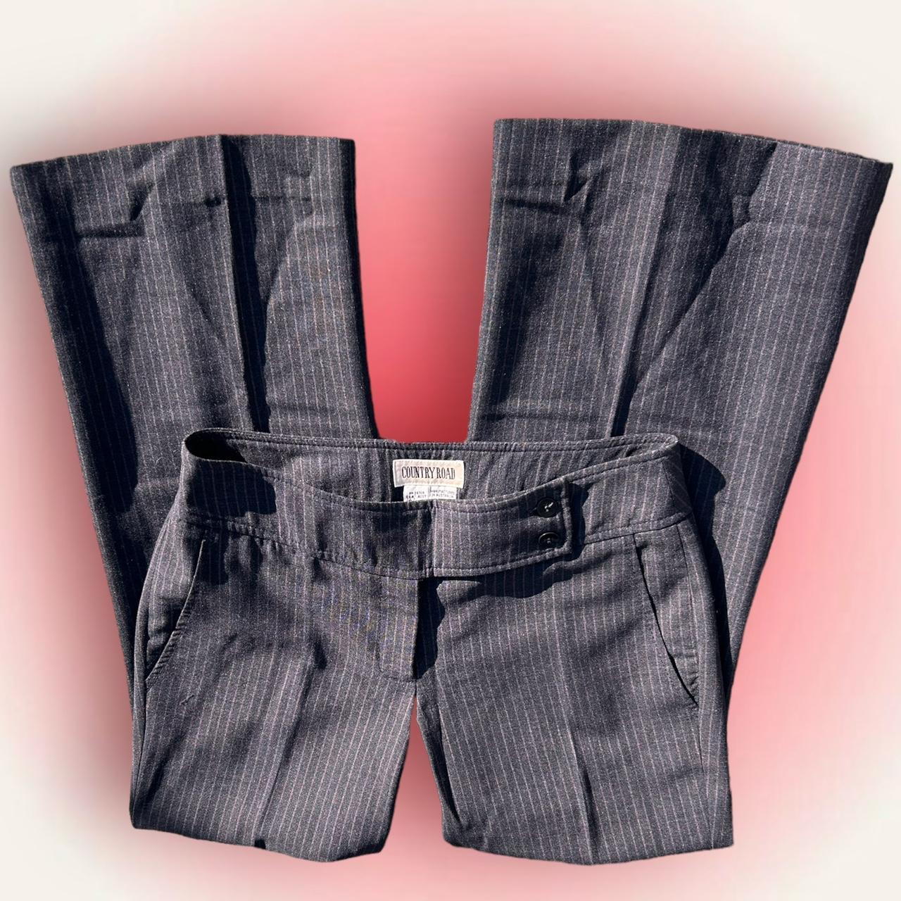 Y2K low rise flare pants 🖤🦋🩵 Grey and brown... Depop