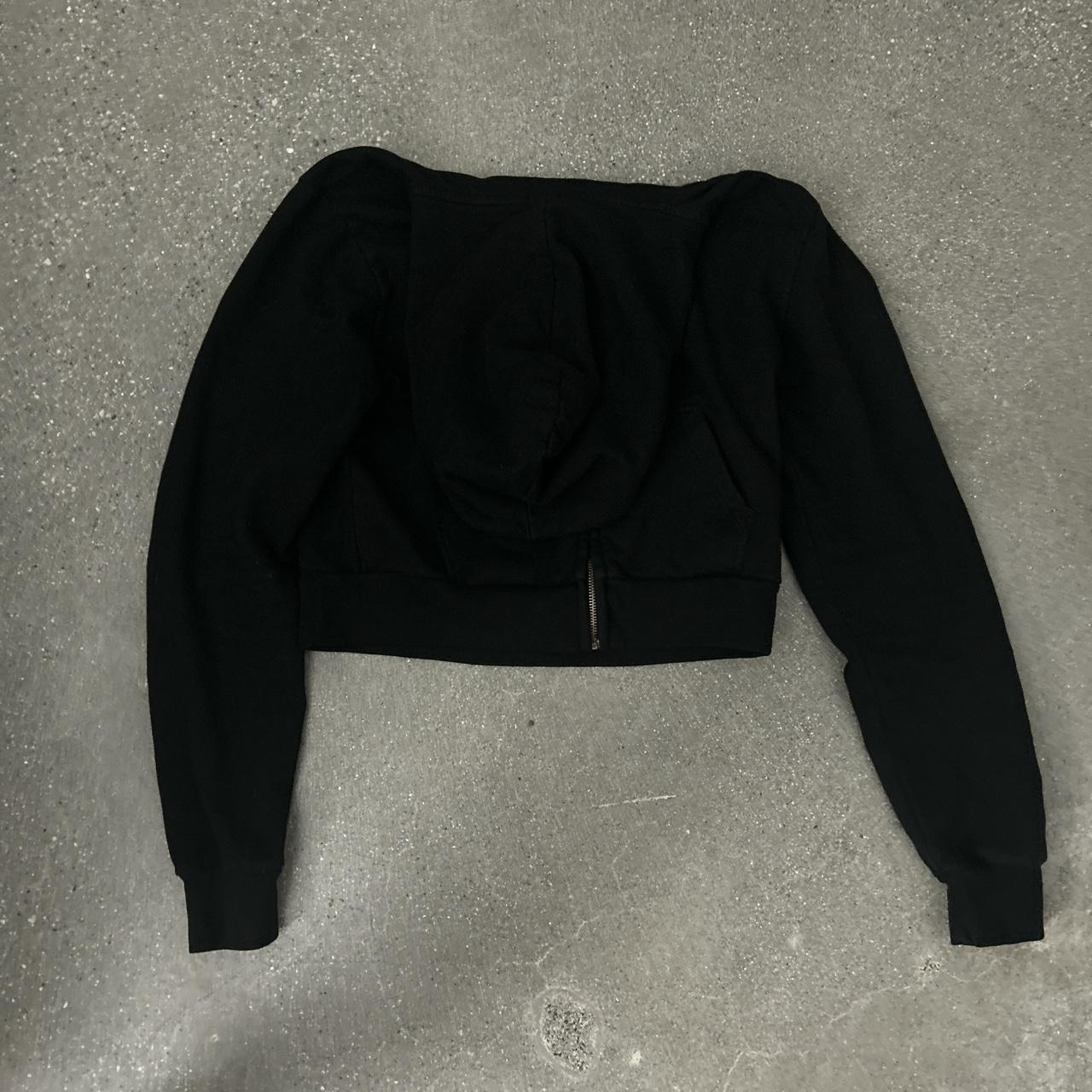 brandy melville black crop jacket, fits a size s Depop