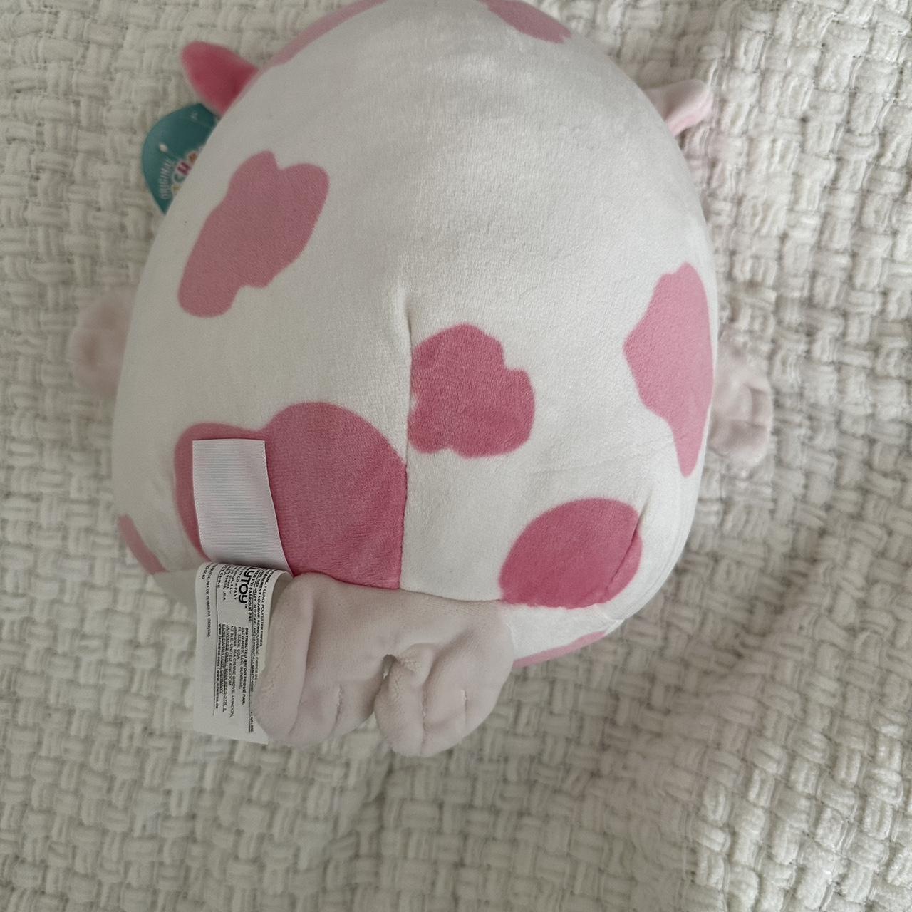 Pink and White Stuffed-animals | Depop