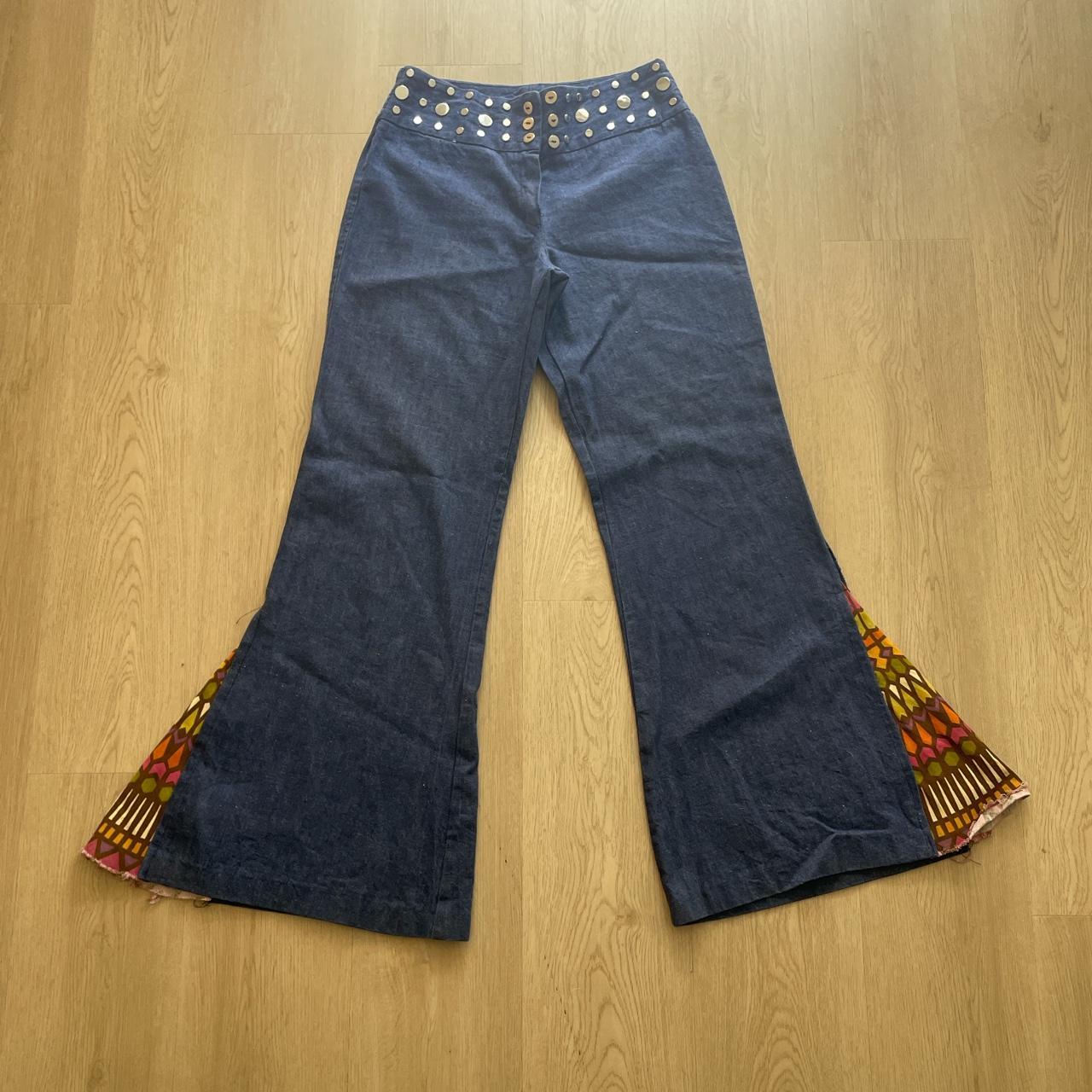 1970s VINTEAGE BELL BOTTOM JEANS 42TALON