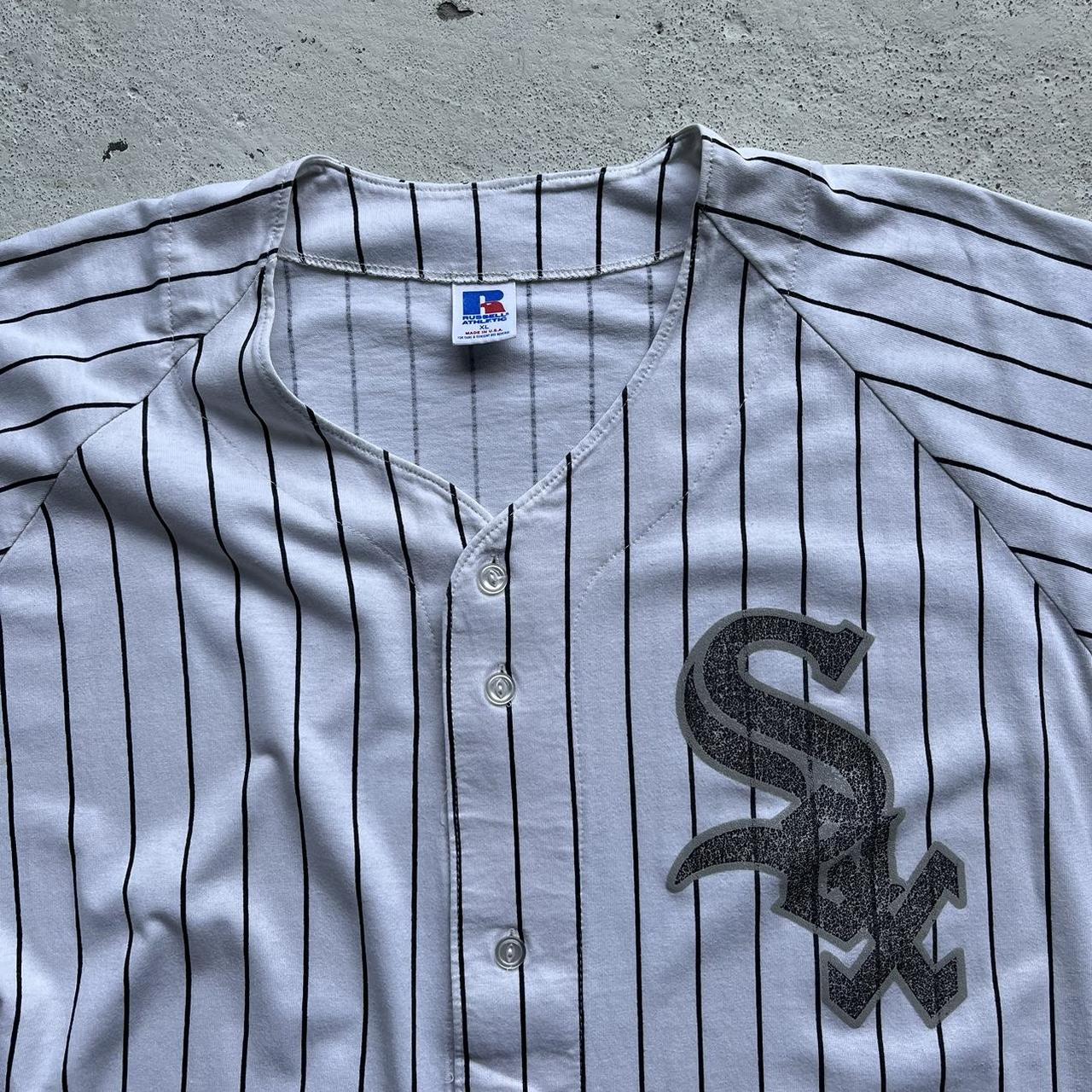 Vintage White Sox Jersey. Vintage Russell Athletic - Depop