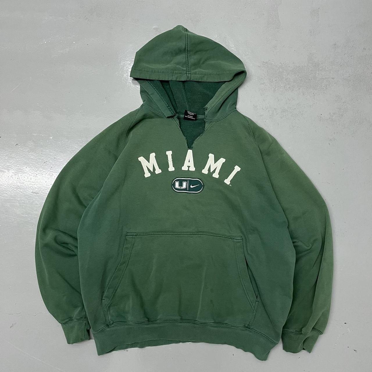 Vintage Miami Nike Hoodie. 90s Miami University... - Depop