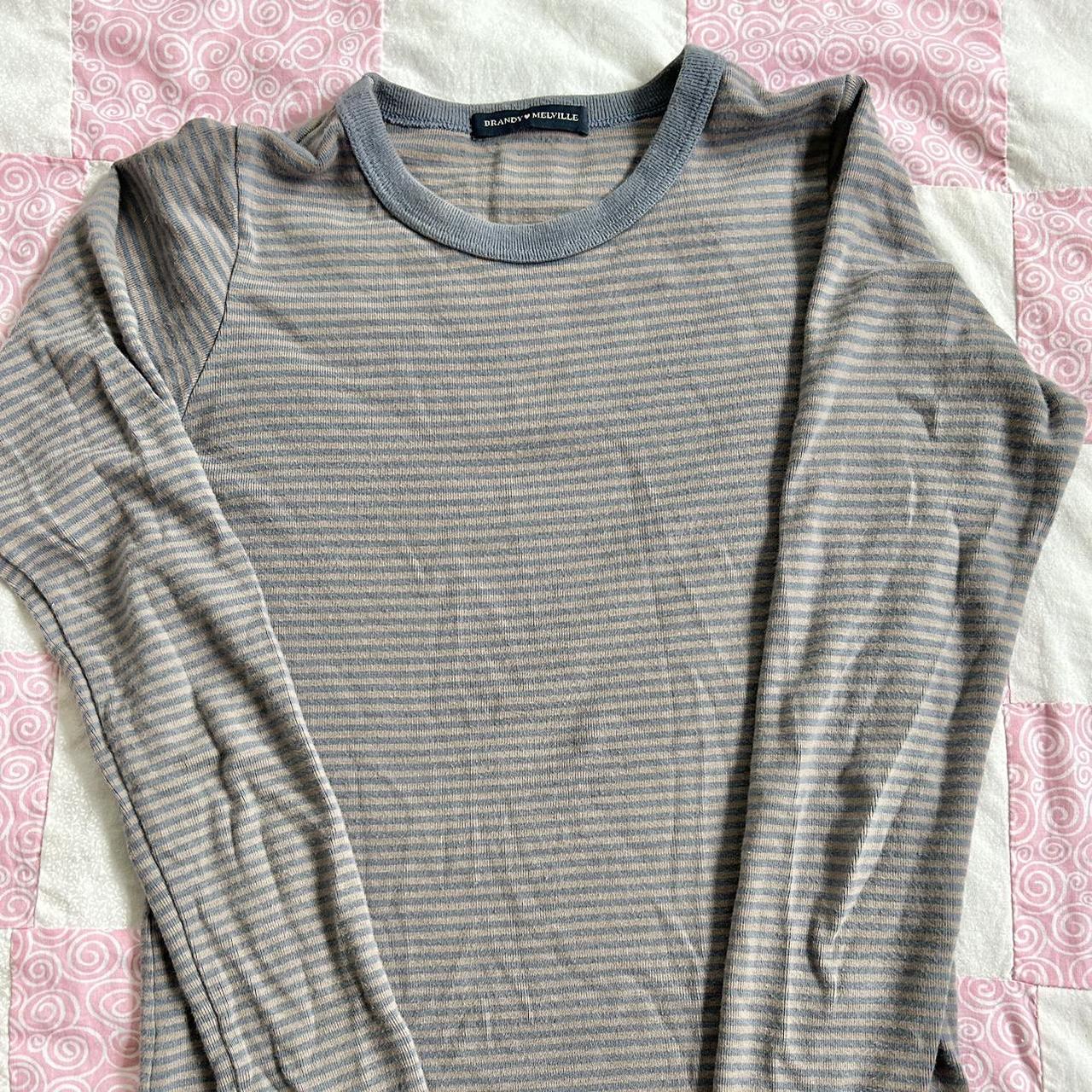 Brandy Melville Striped Long sleeve Colors are more... - Depop