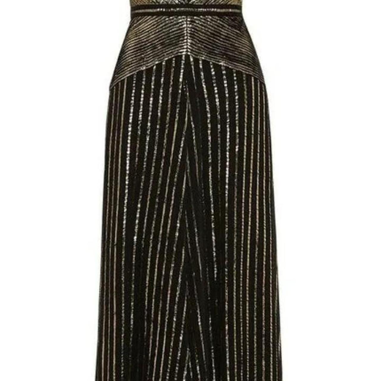 Sass and bide black and 2024 gold dress