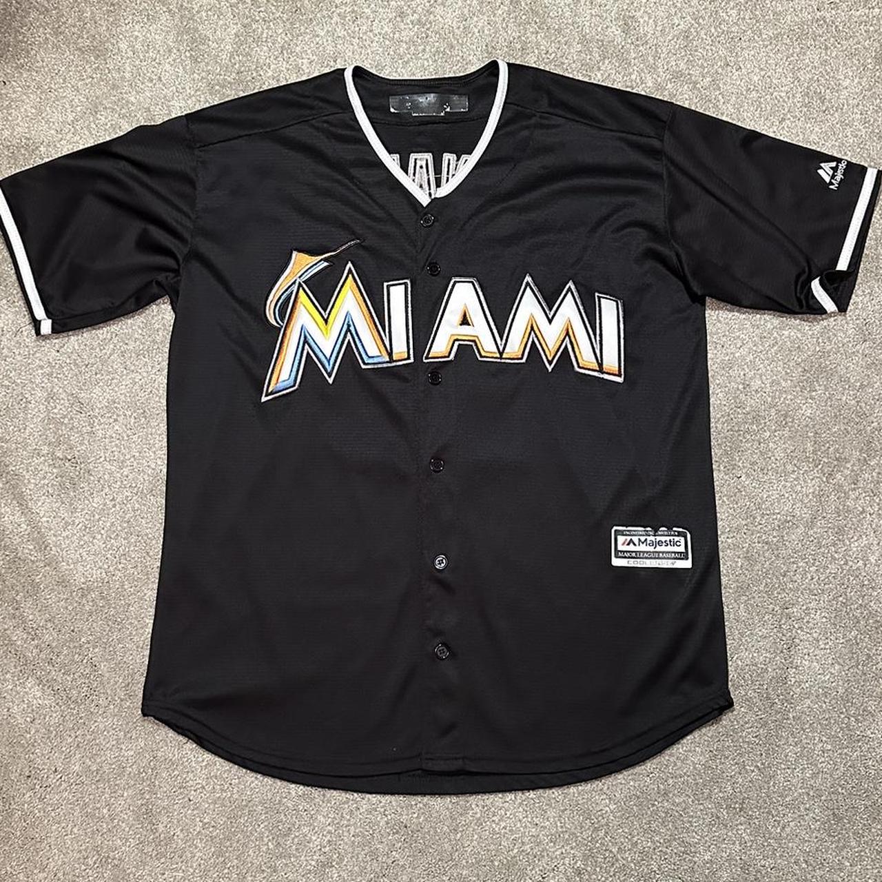 Miami Marlins MLB Jose Fernandez Majestic Authentic Jersey